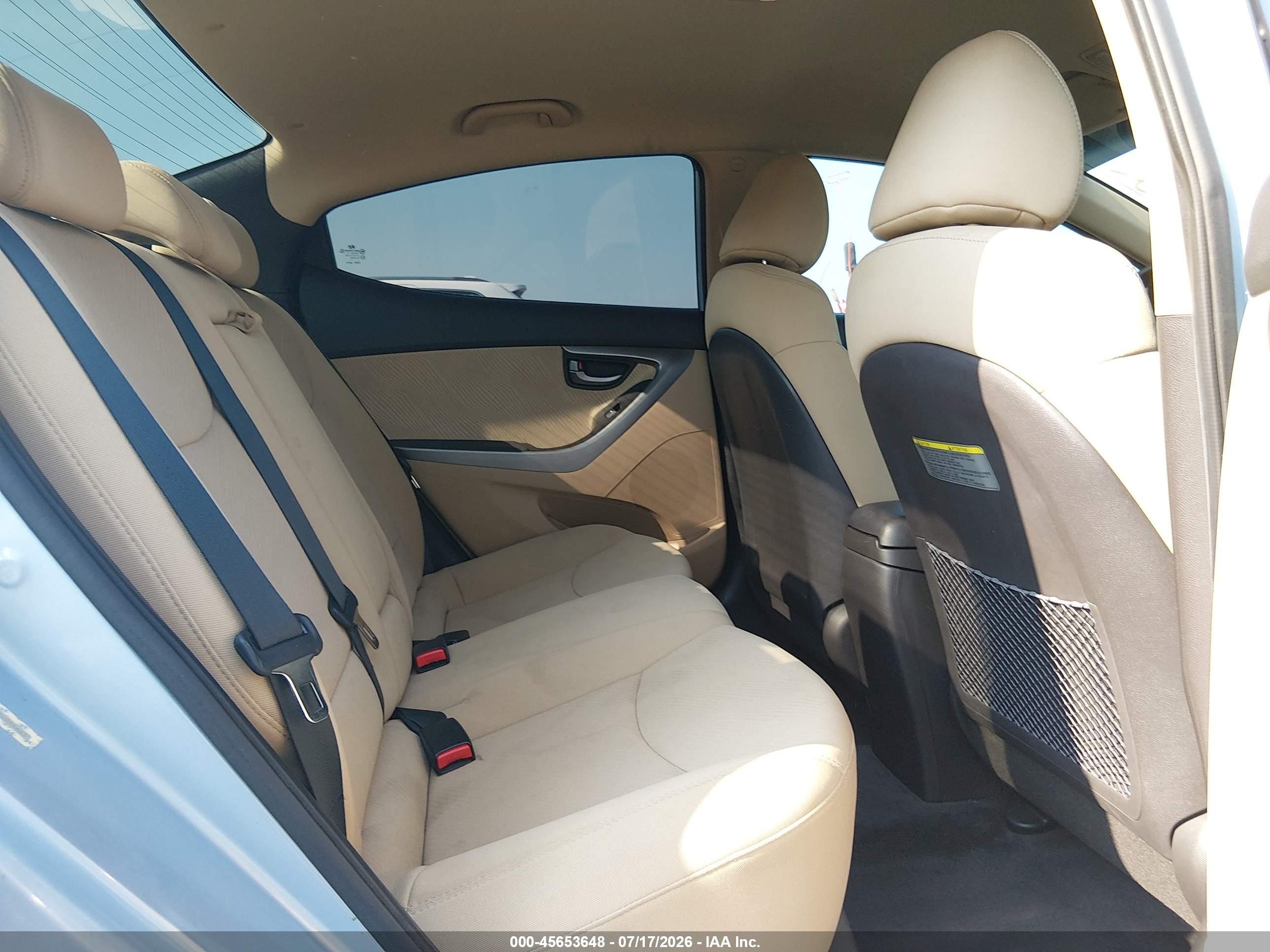 2011 Hyundai Elantra Gls (ulsan Plant) Blue vin: KMHDH4AE7BU094445