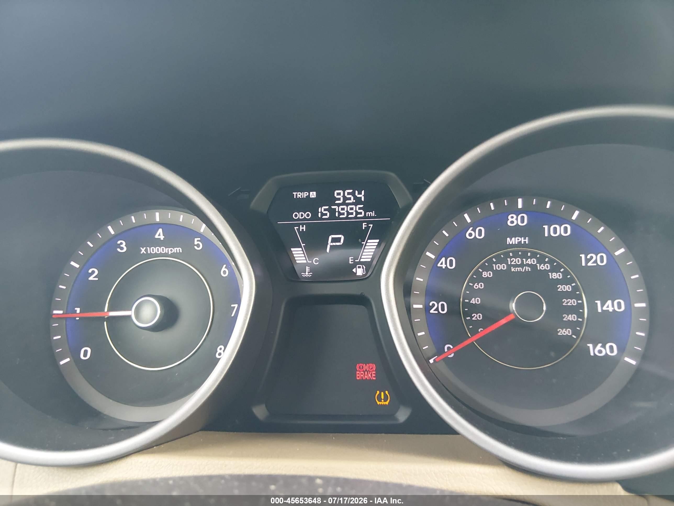2011 Hyundai Elantra Gls (ulsan Plant) Blue vin: KMHDH4AE7BU094445