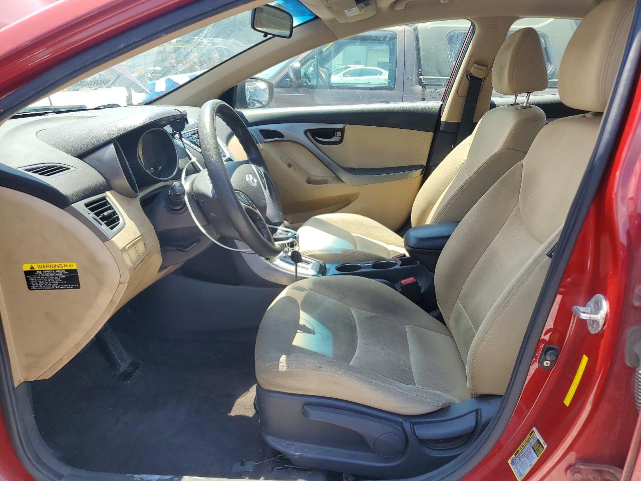 2011 Hyundai Elantra Gls Burgundy vin: KMHDH4AE7BU103578
