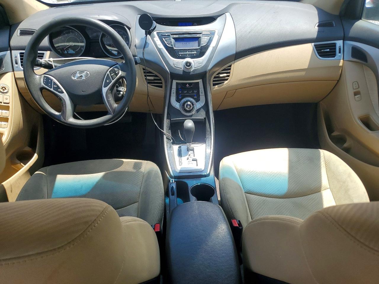 2011 Hyundai Elantra Gls Burgundy vin: KMHDH4AE7BU103578
