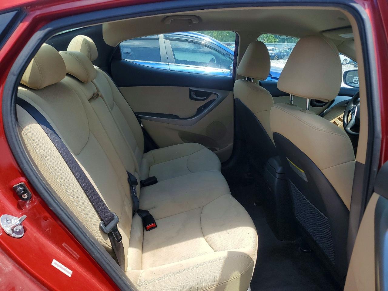 2011 Hyundai Elantra Gls Burgundy vin: KMHDH4AE7BU103578