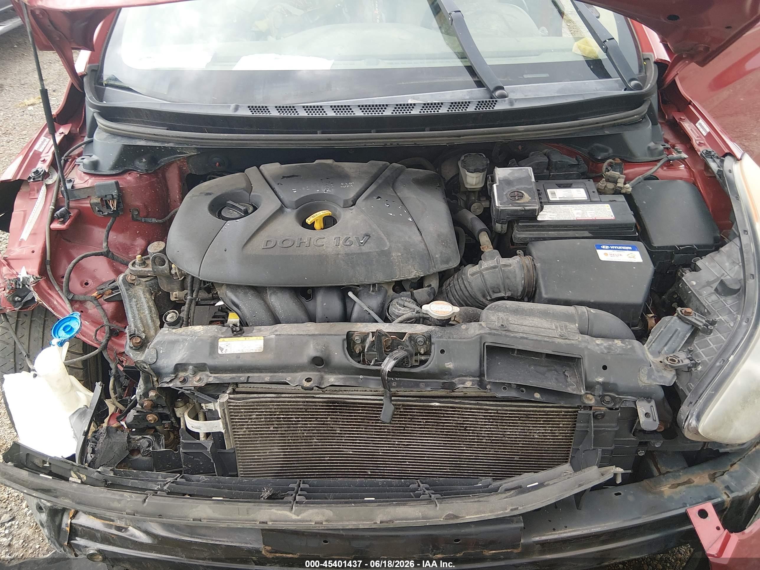 2011 Hyundai Elantra Limited (ulsan Plant) Red vin: KMHDH4AE7BU105184