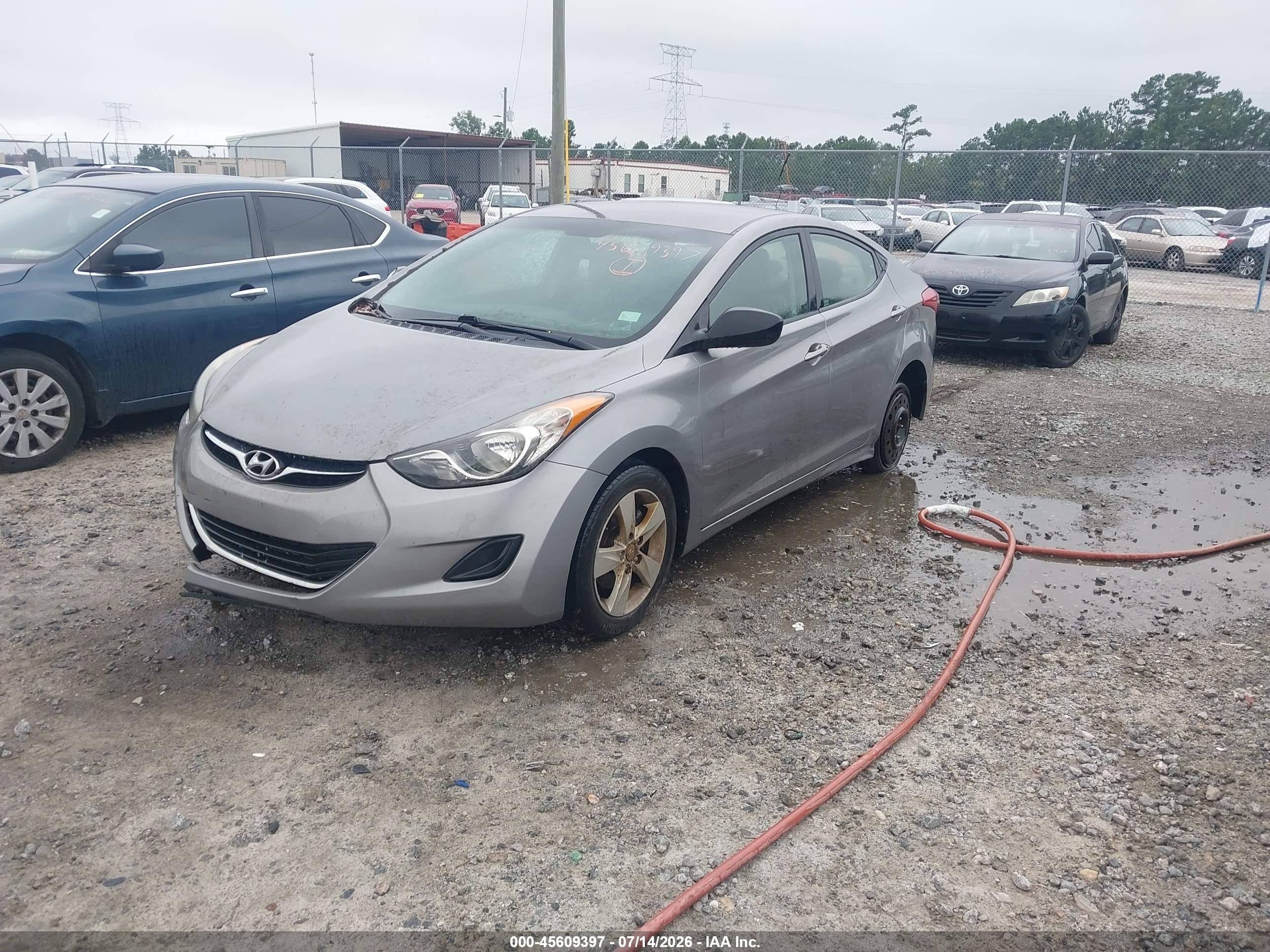 2011 Hyundai Elantra Gls (ulsan Plant) Gray vin: KMHDH4AE7BU105301