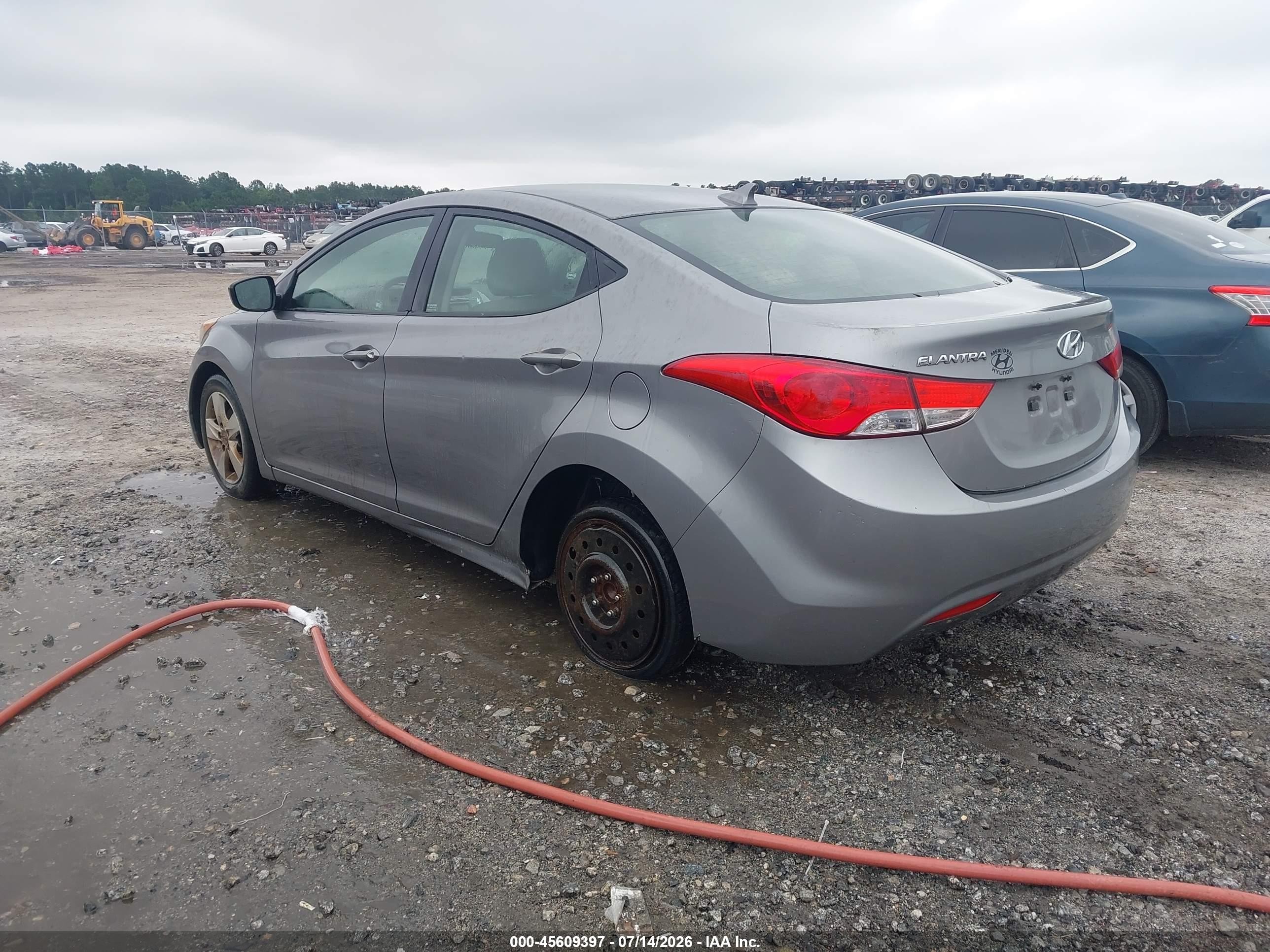 2011 Hyundai Elantra Gls (ulsan Plant) Gray vin: KMHDH4AE7BU105301