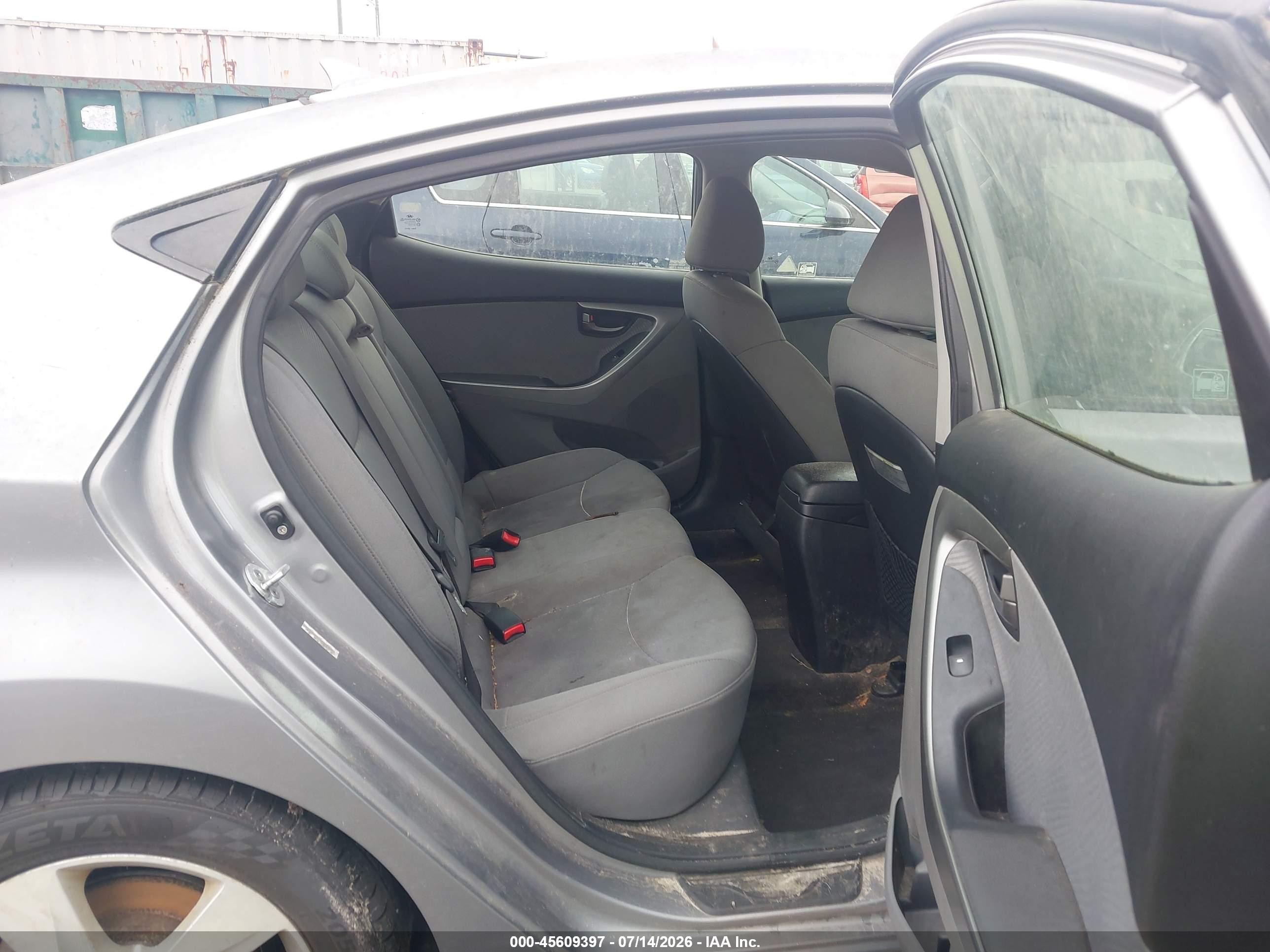2011 Hyundai Elantra Gls (ulsan Plant) Gray vin: KMHDH4AE7BU105301