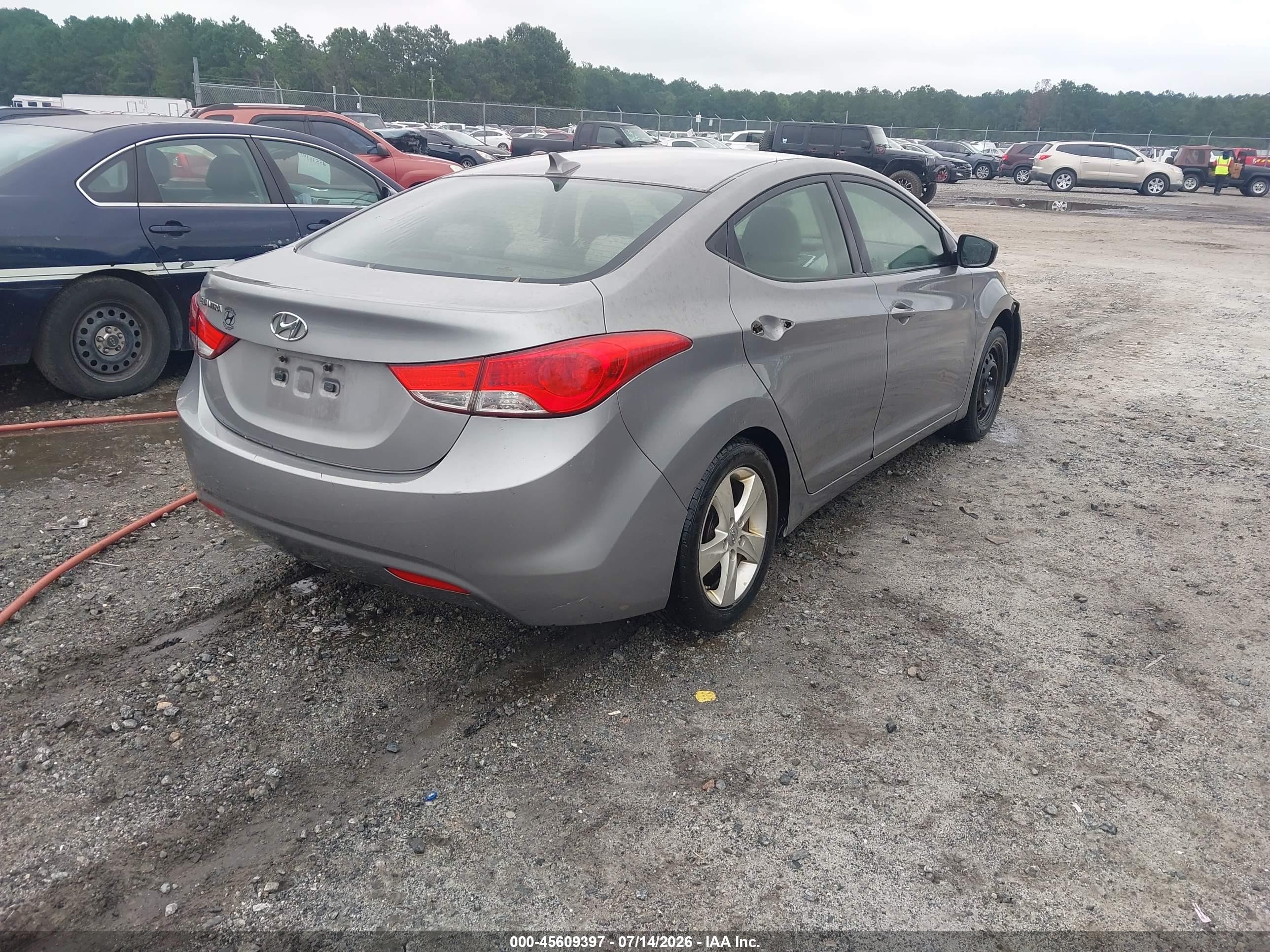 2011 Hyundai Elantra Gls (ulsan Plant) Gray vin: KMHDH4AE7BU105301
