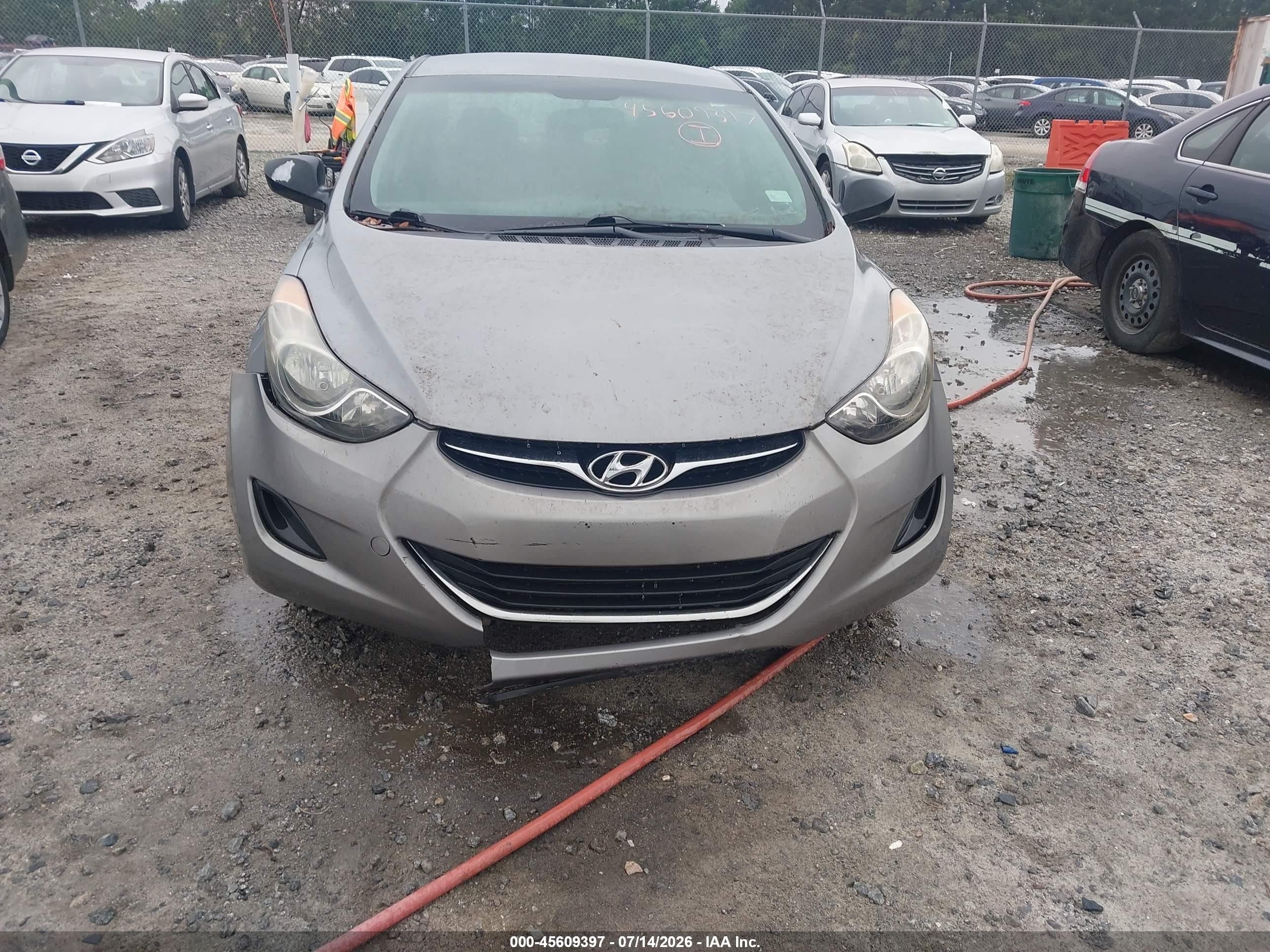 2011 Hyundai Elantra Gls (ulsan Plant) Gray vin: KMHDH4AE7BU105301