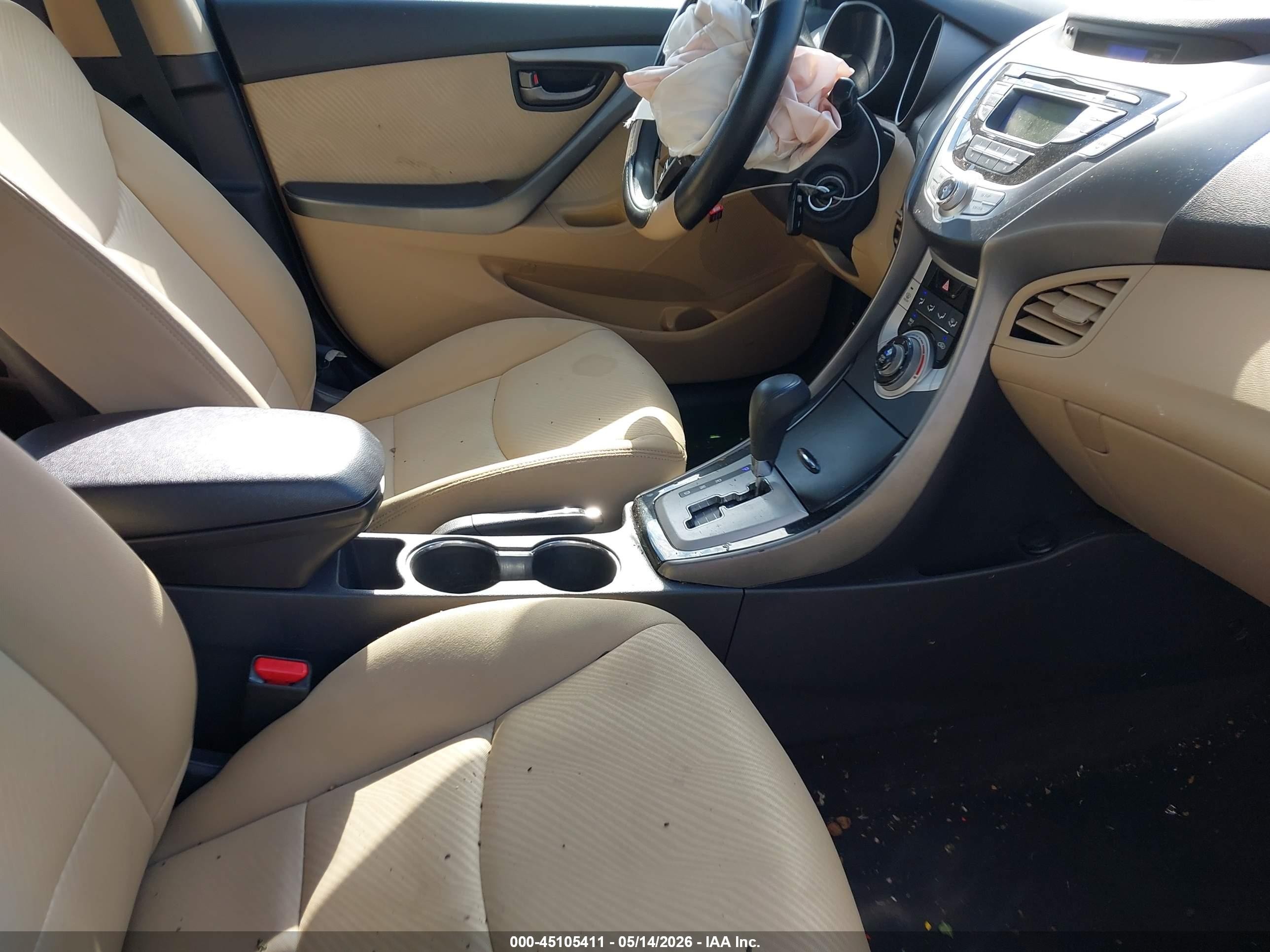 2011 Hyundai Elantra Gls (ulsan Plant) Red vin: KMHDH4AE7BU107842