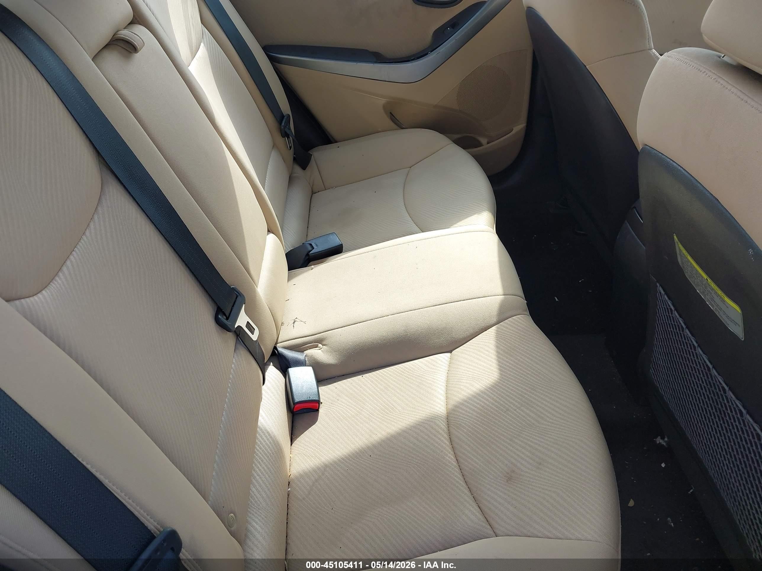 2011 Hyundai Elantra Gls (ulsan Plant) Red vin: KMHDH4AE7BU107842