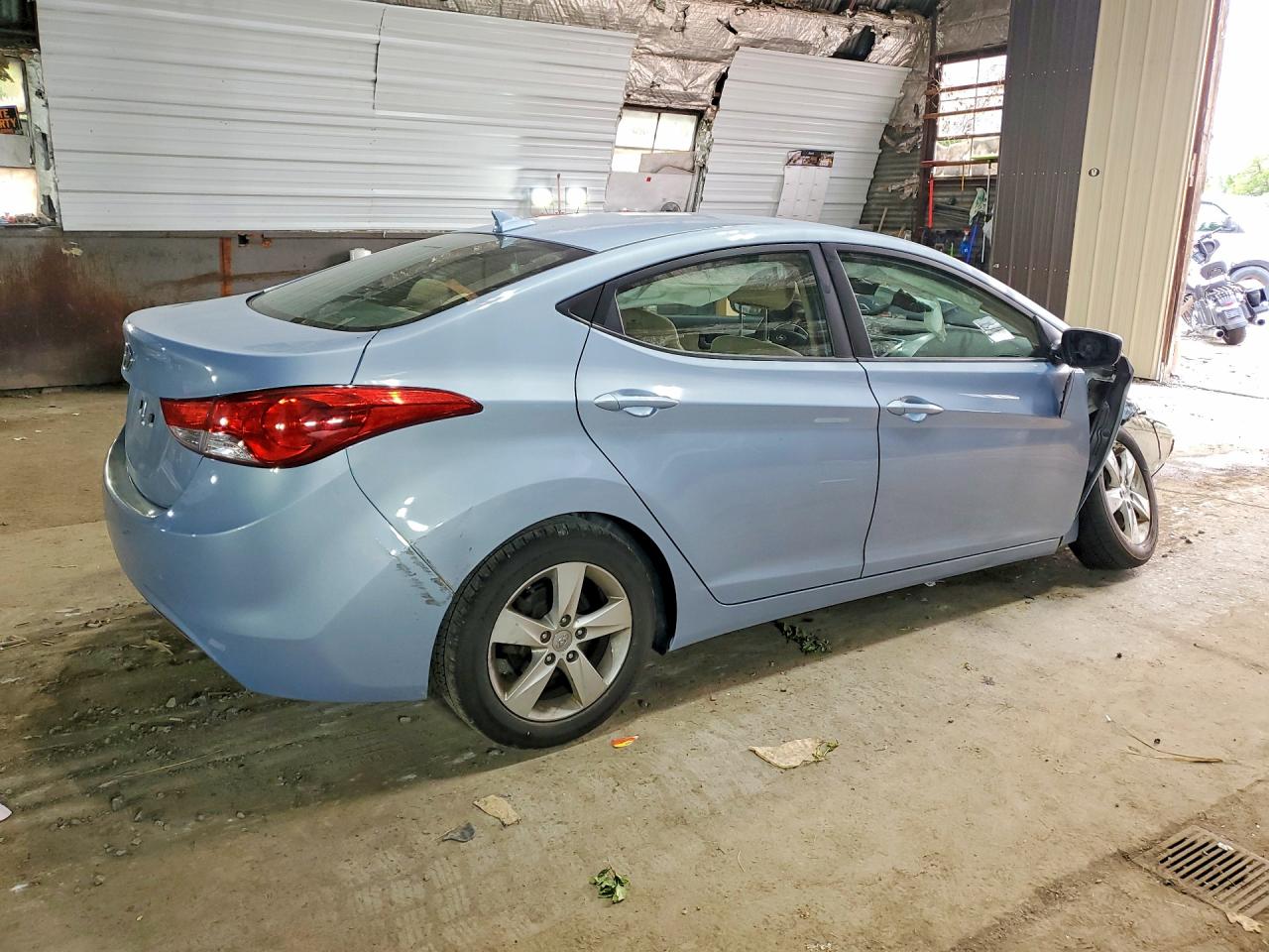 2011 Hyundai Elantra Gls Blue vin: KMHDH4AE7BU110613