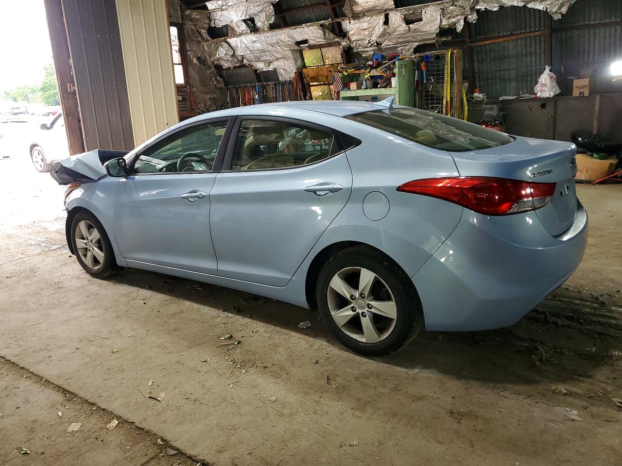 2011 Hyundai Elantra Gls Blue vin: KMHDH4AE7BU110613