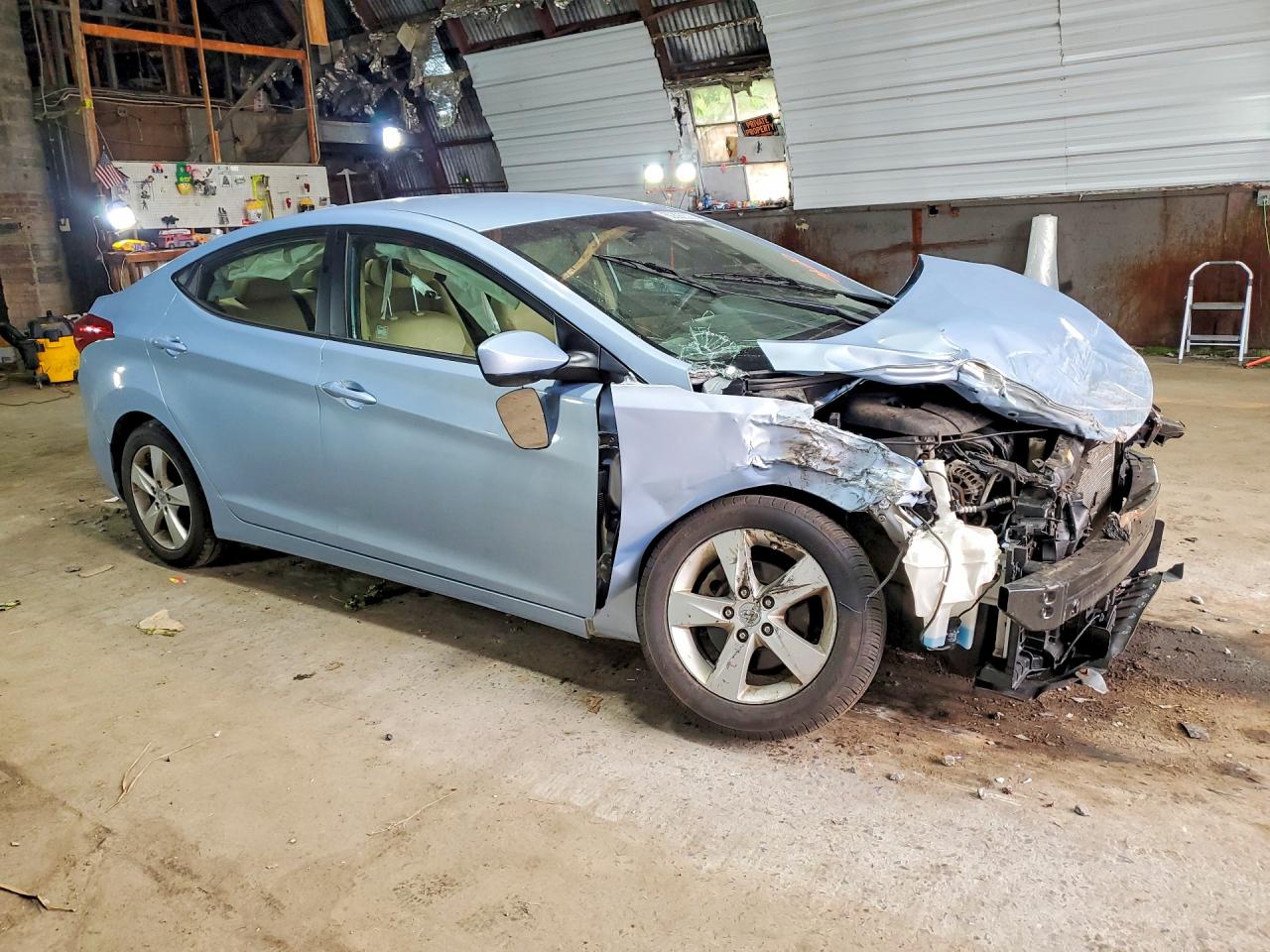 2011 Hyundai Elantra Gls Blue vin: KMHDH4AE7BU110613
