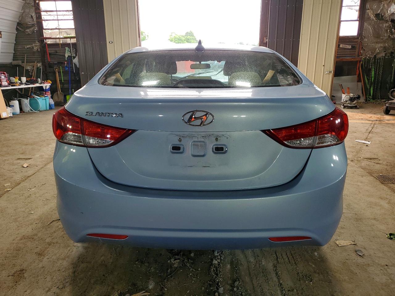 2011 Hyundai Elantra Gls Blue vin: KMHDH4AE7BU110613