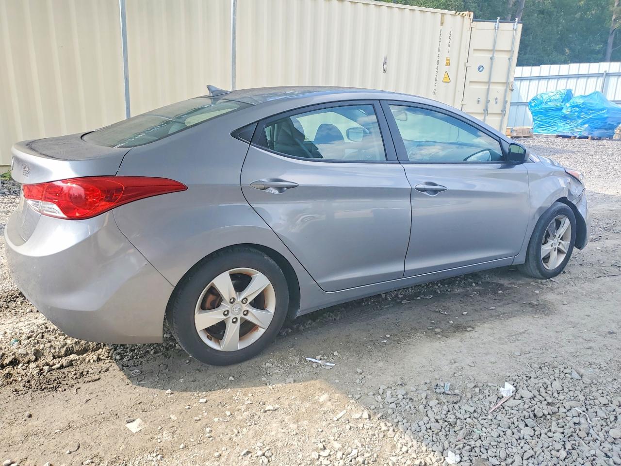 2011 Hyundai Elantra Gls Gray vin: KMHDH4AE7BU112295