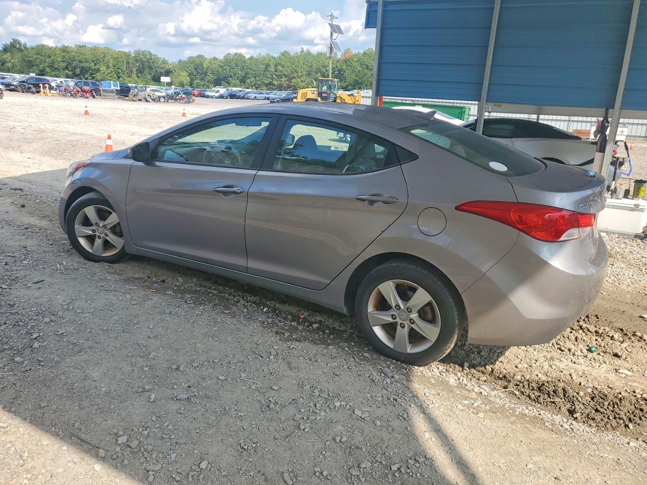 2011 Hyundai Elantra Gls Gray vin: KMHDH4AE7BU112295