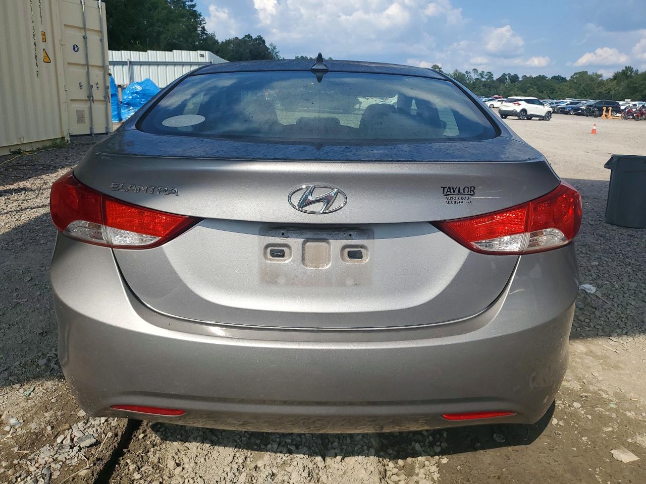 2011 Hyundai Elantra Gls Gray vin: KMHDH4AE7BU112295