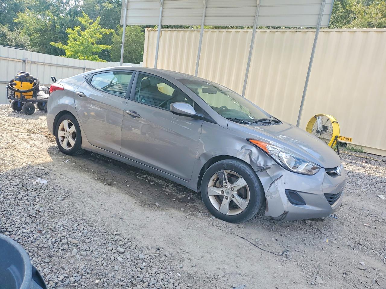 2011 Hyundai Elantra Gls Gray vin: KMHDH4AE7BU112295