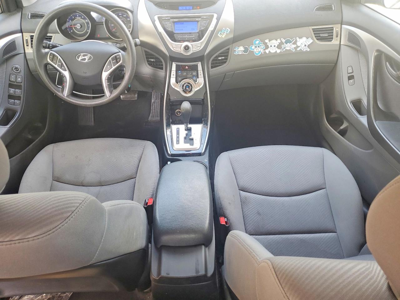 2011 Hyundai Elantra Gls Gray vin: KMHDH4AE7BU112295