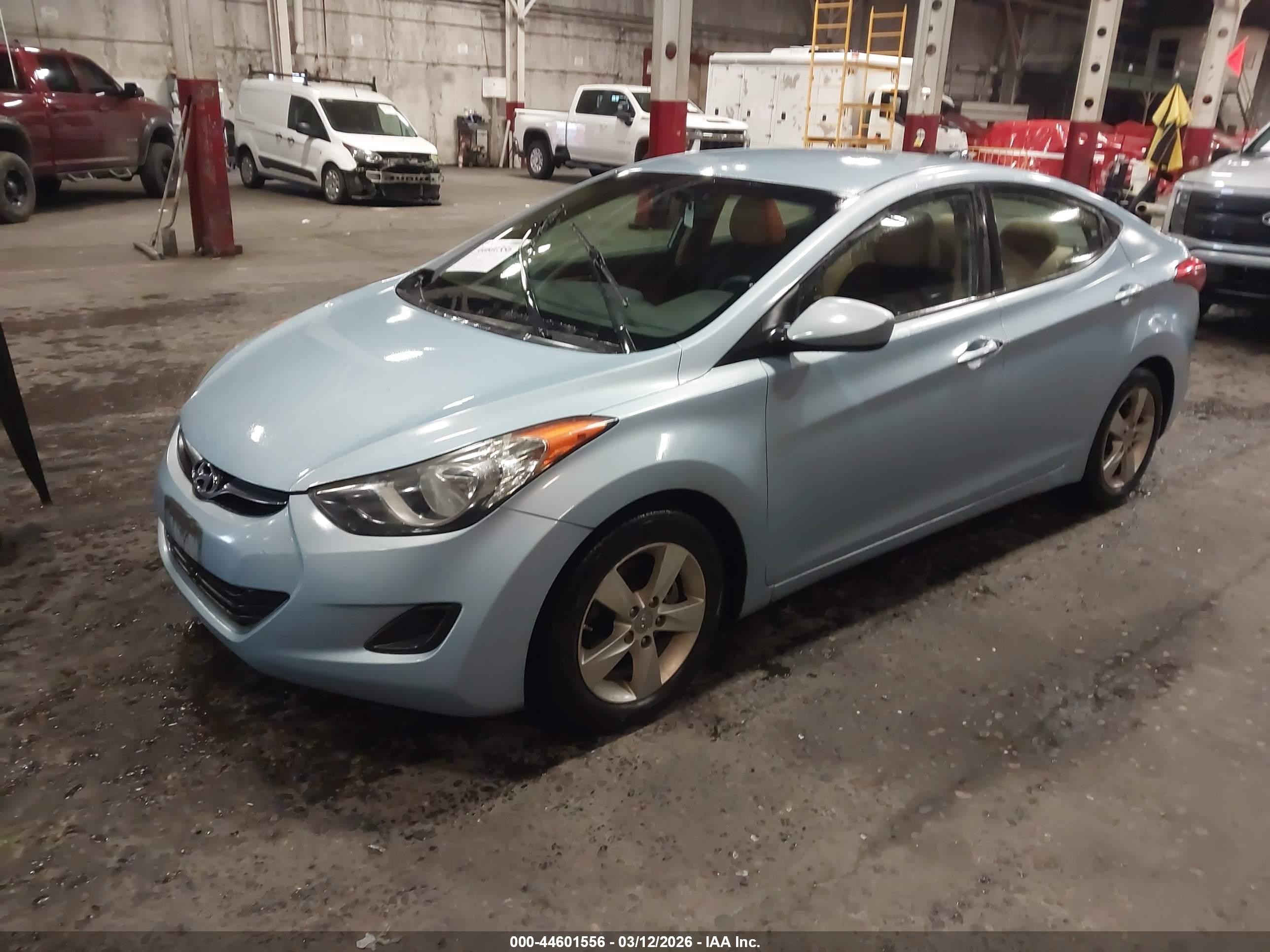 2011 Hyundai Elantra Gls (ulsan Plant) Light Blue vin: KMHDH4AE7BU114211