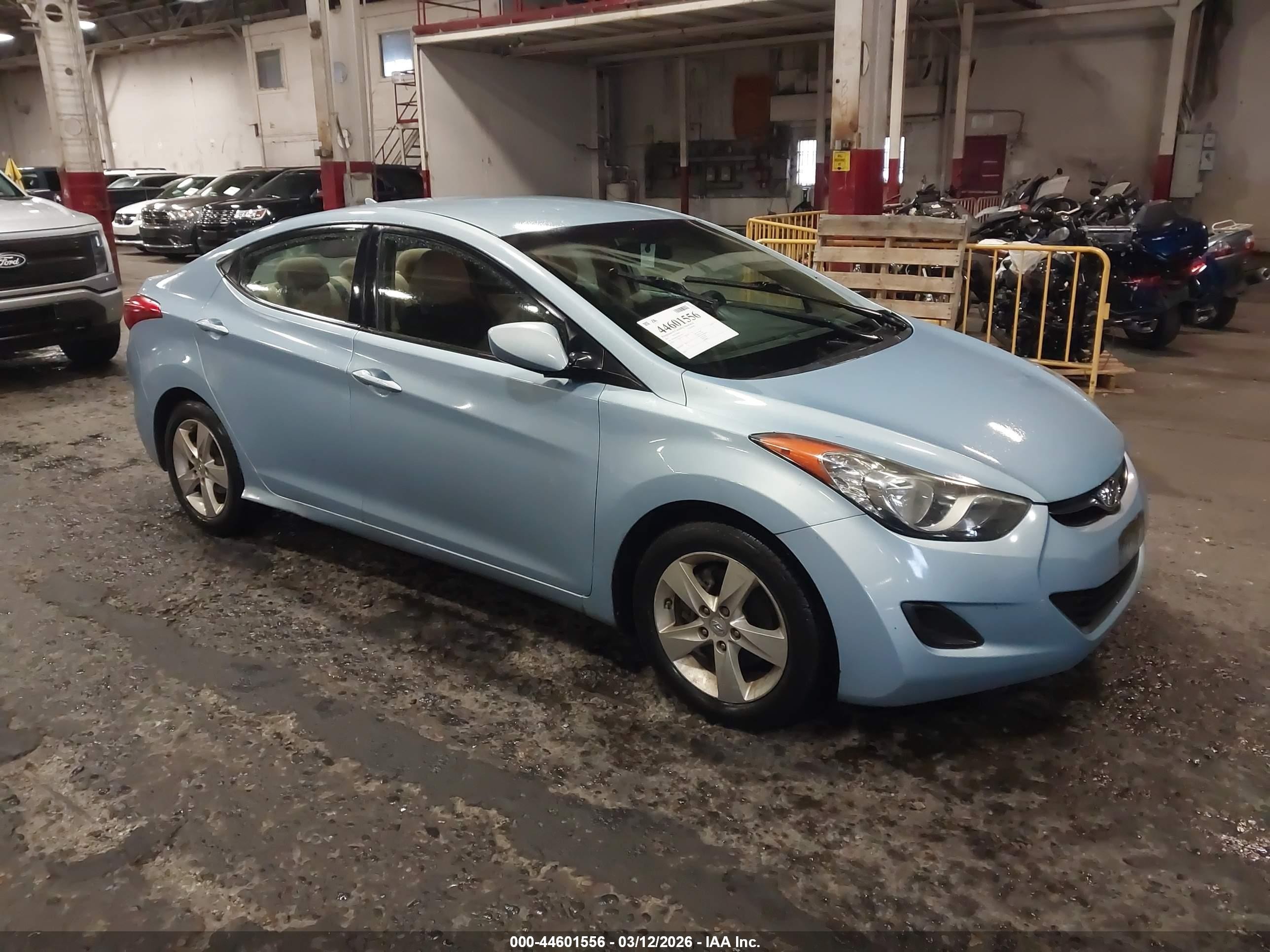 2011 Hyundai Elantra Gls (ulsan Plant) Light Blue vin: KMHDH4AE7BU114211