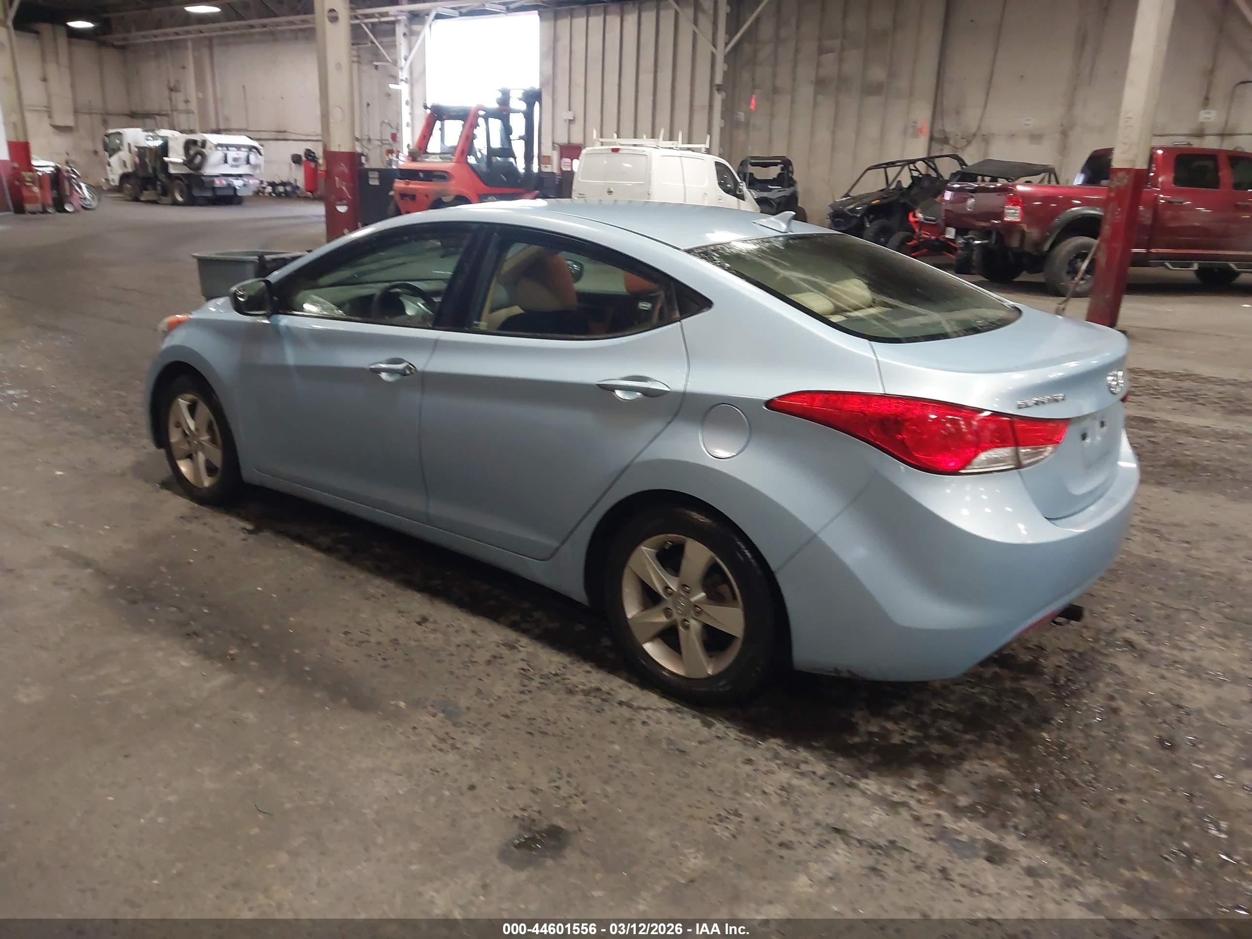 2011 Hyundai Elantra Gls (ulsan Plant) Light Blue vin: KMHDH4AE7BU114211