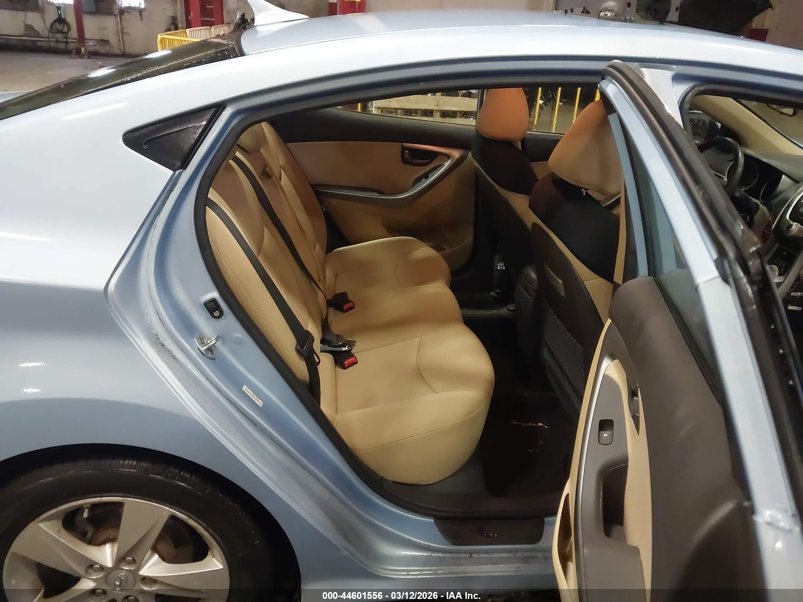 2011 Hyundai Elantra Gls (ulsan Plant) Light Blue vin: KMHDH4AE7BU114211