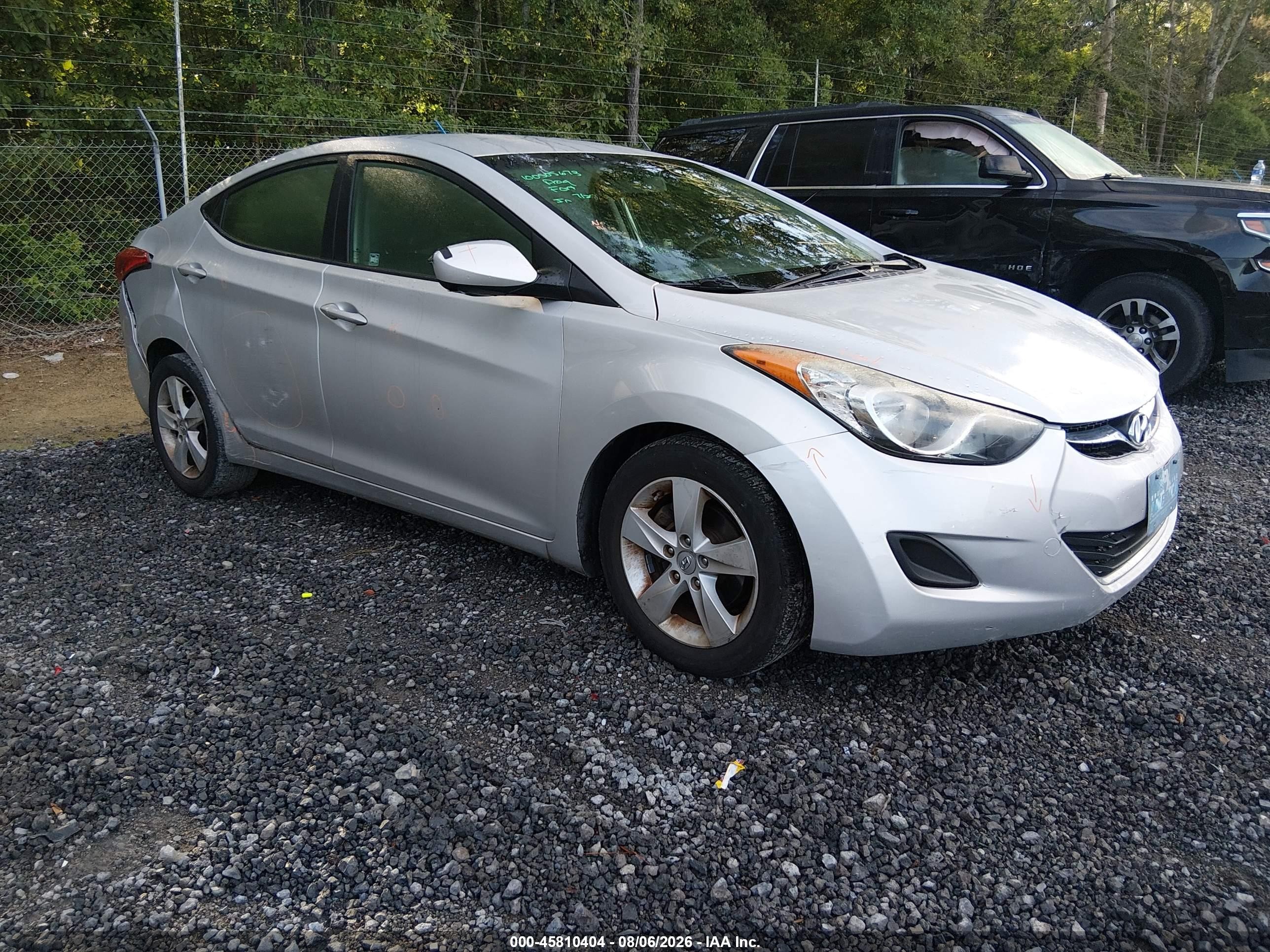2011 Hyundai Elantra Gls (ulsan Plant) Silver vin: KMHDH4AE7BU136855