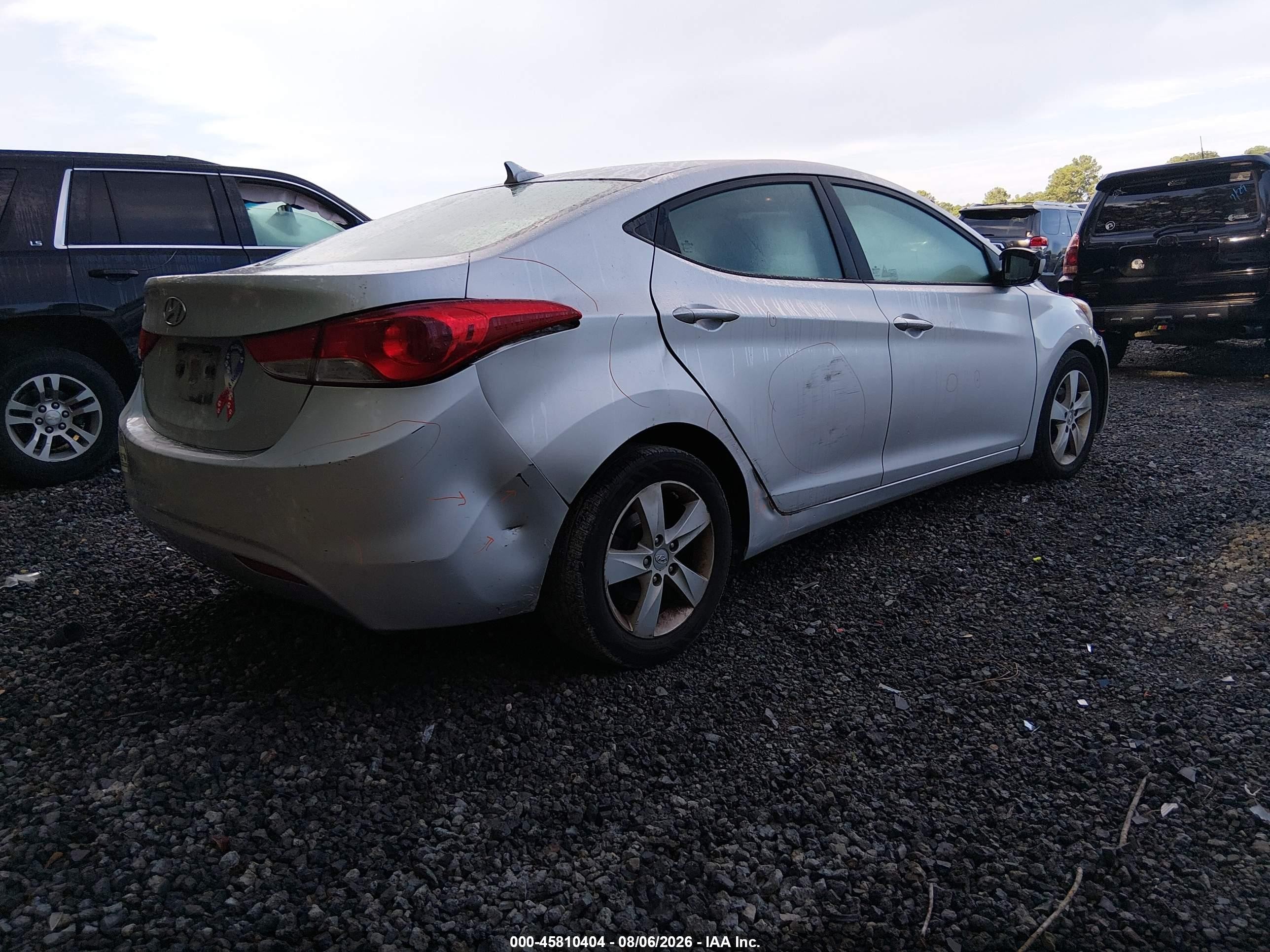 2011 Hyundai Elantra Gls (ulsan Plant) Silver vin: KMHDH4AE7BU136855