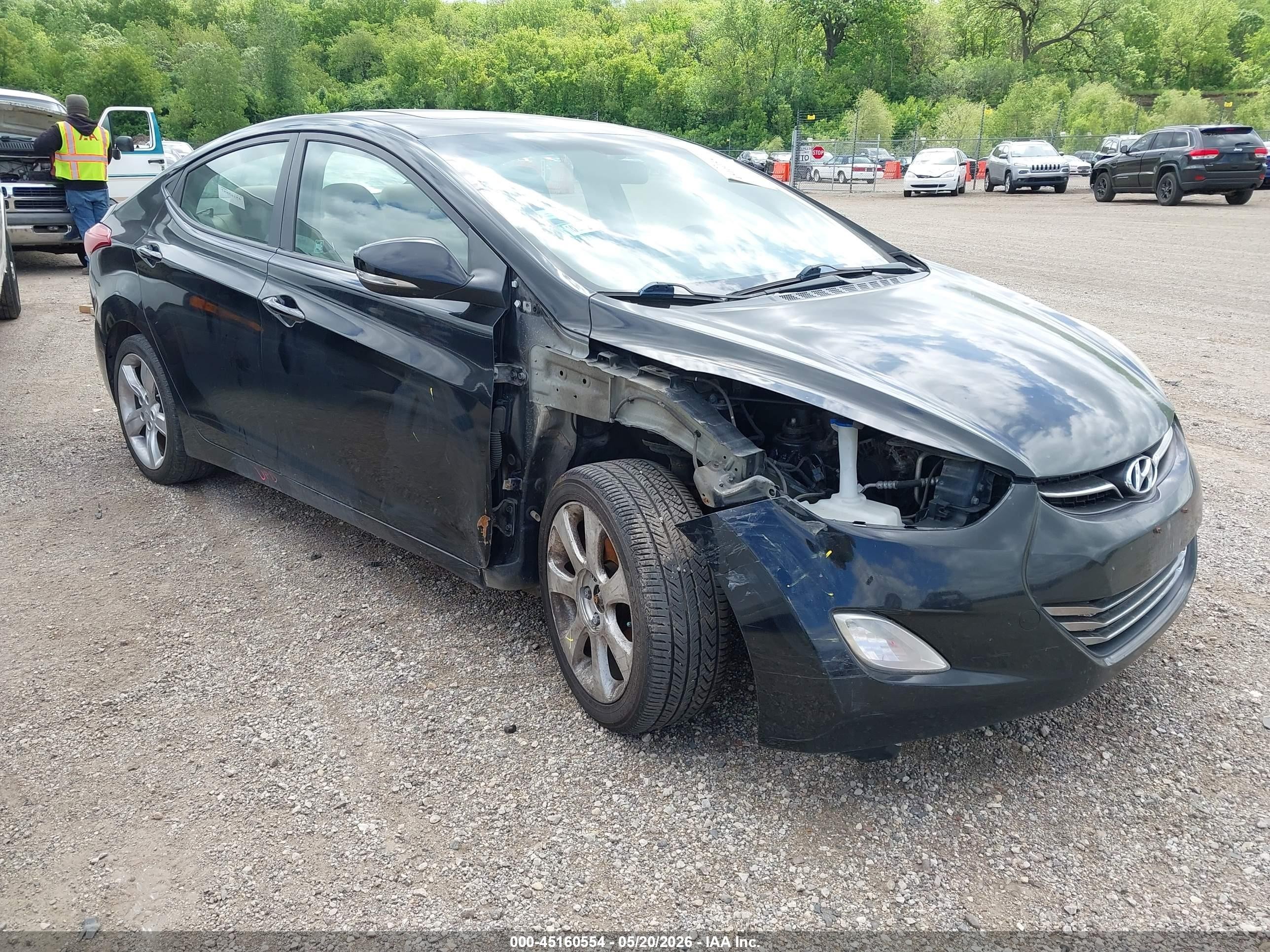 2011 Hyundai Elantra Limited (ulsan Plant) Black vin: KMHDH4AE7BU138749