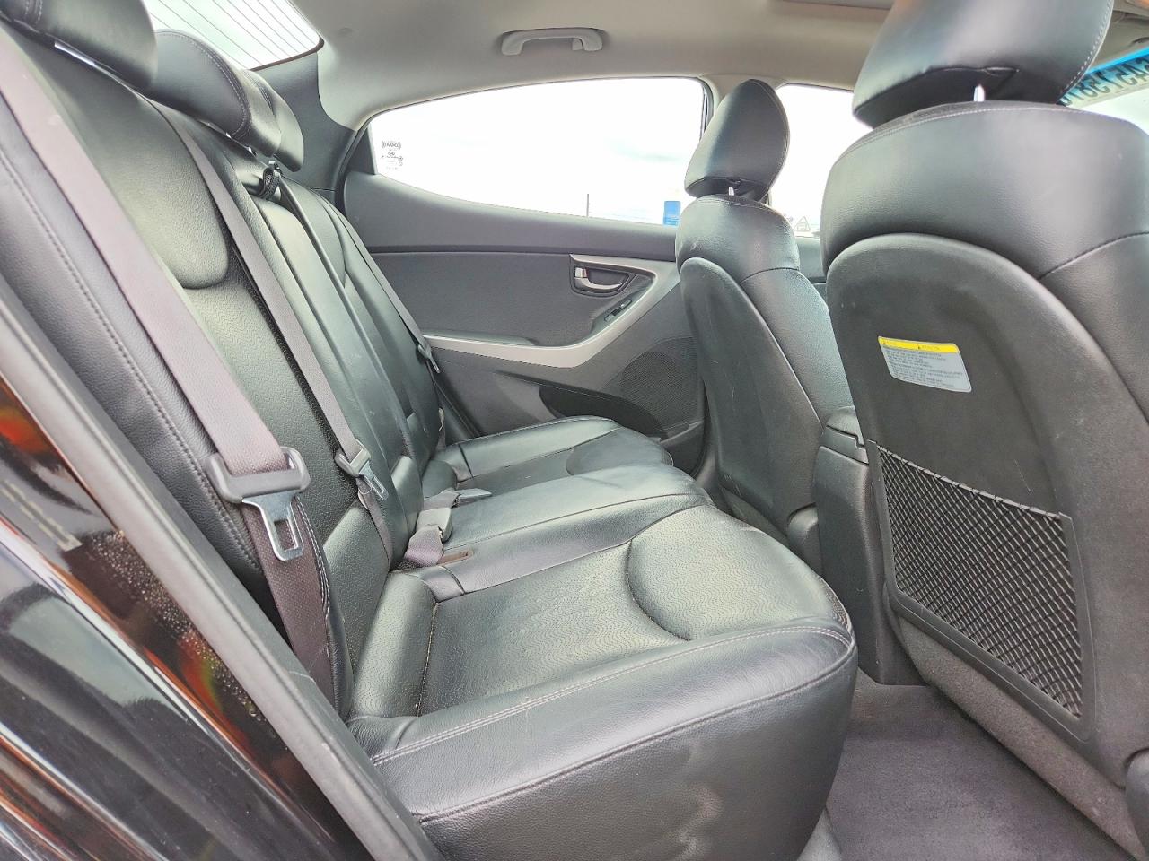 2011 Hyundai Elantra Limited Black vin: KMHDH4AE7BU141098