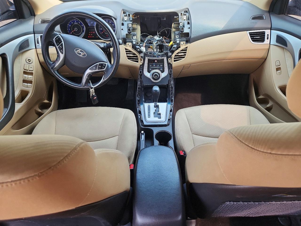 2011 Hyundai Elantra Gls Black vin: KMHDH4AE7BU152084