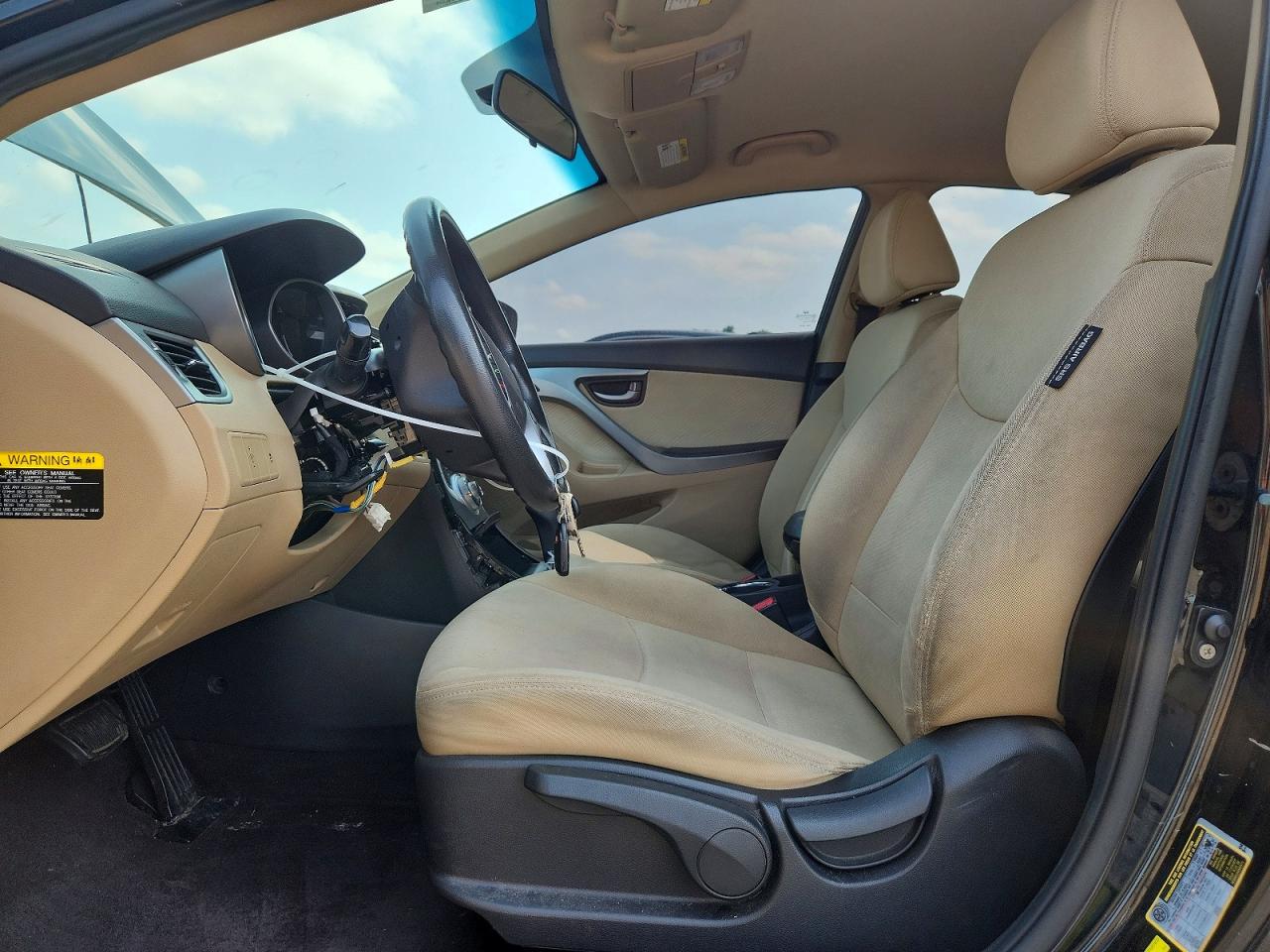 2011 Hyundai Elantra Gls Black vin: KMHDH4AE7BU152084