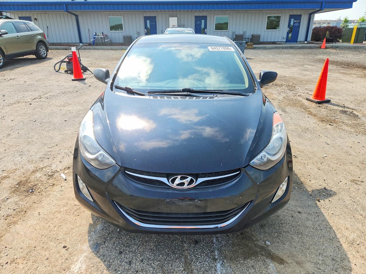 2011 Hyundai Elantra Gls Black vin: KMHDH4AE7BU152084