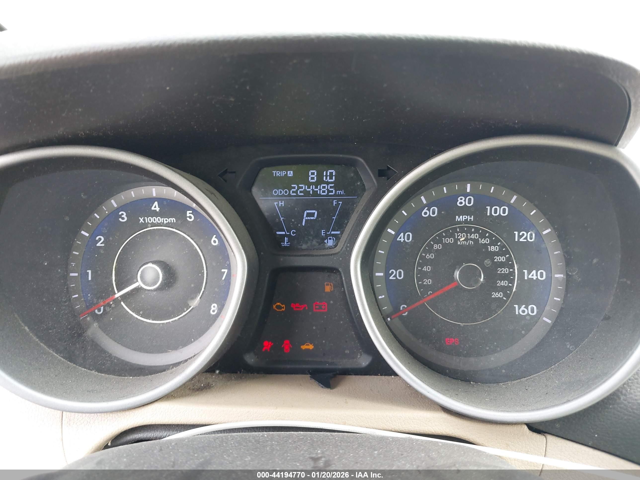 2011 Hyundai Elantra Gls (ulsan Plant) Синий vin: KMHDH4AE7BU156300