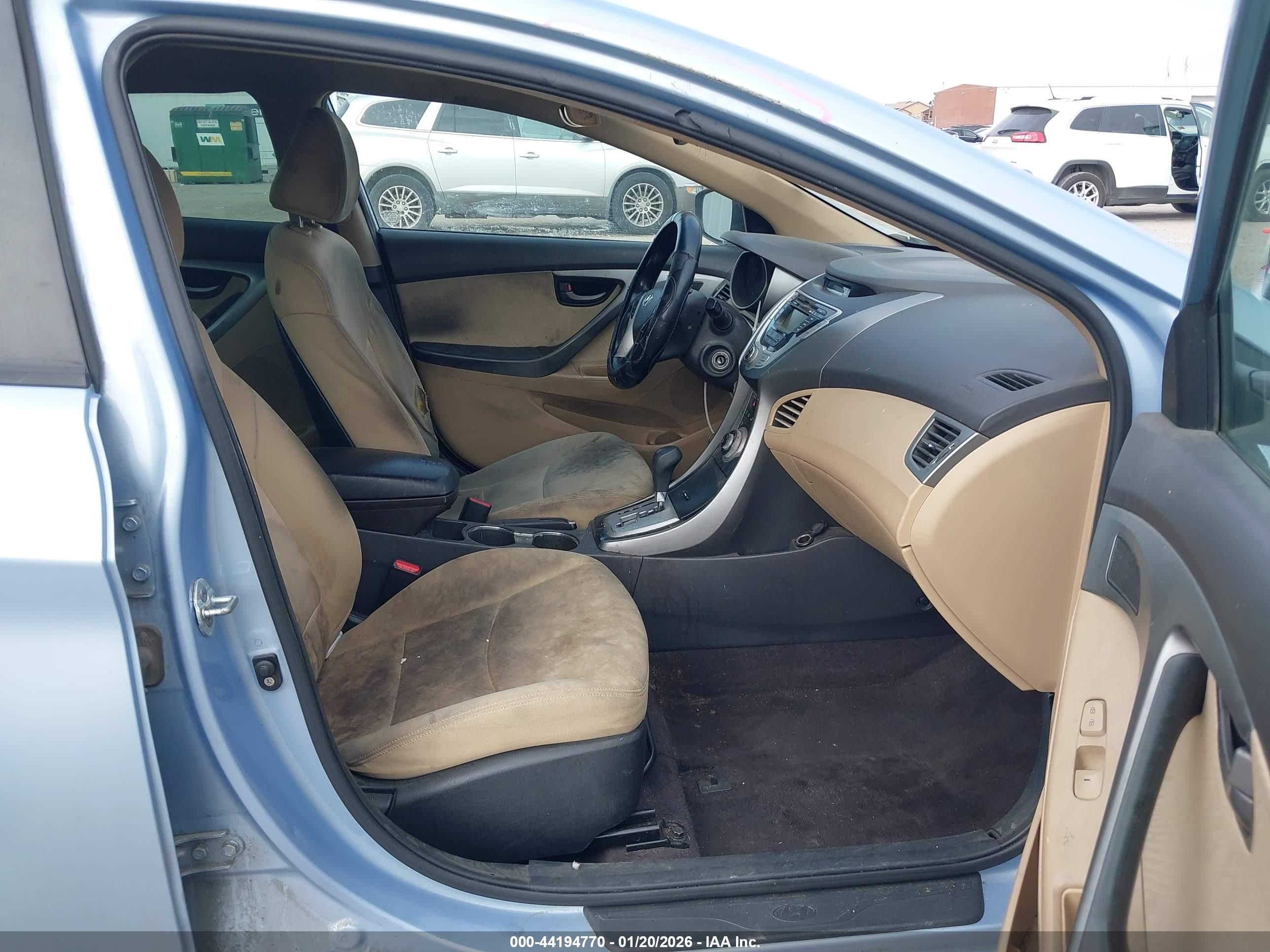 2011 Hyundai Elantra Gls (ulsan Plant) Синий vin: KMHDH4AE7BU156300