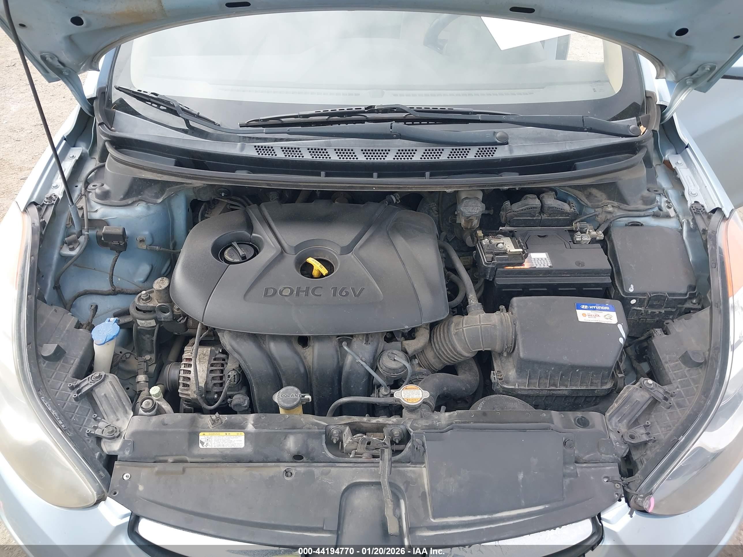 2011 Hyundai Elantra Gls (ulsan Plant) Синий vin: KMHDH4AE7BU156300