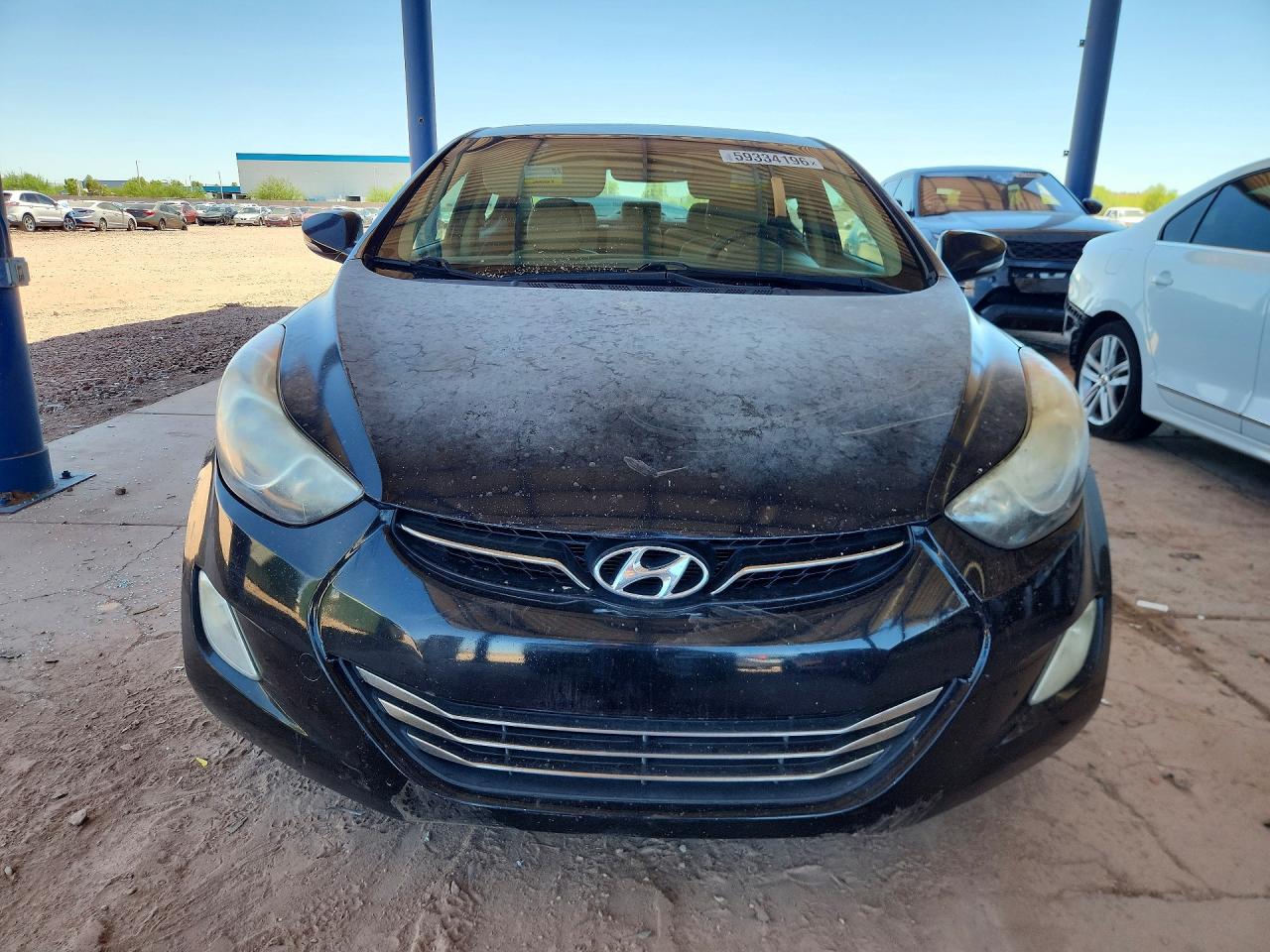 2011 Hyundai Elantra Limited Black vin: KMHDH4AE7BU157656