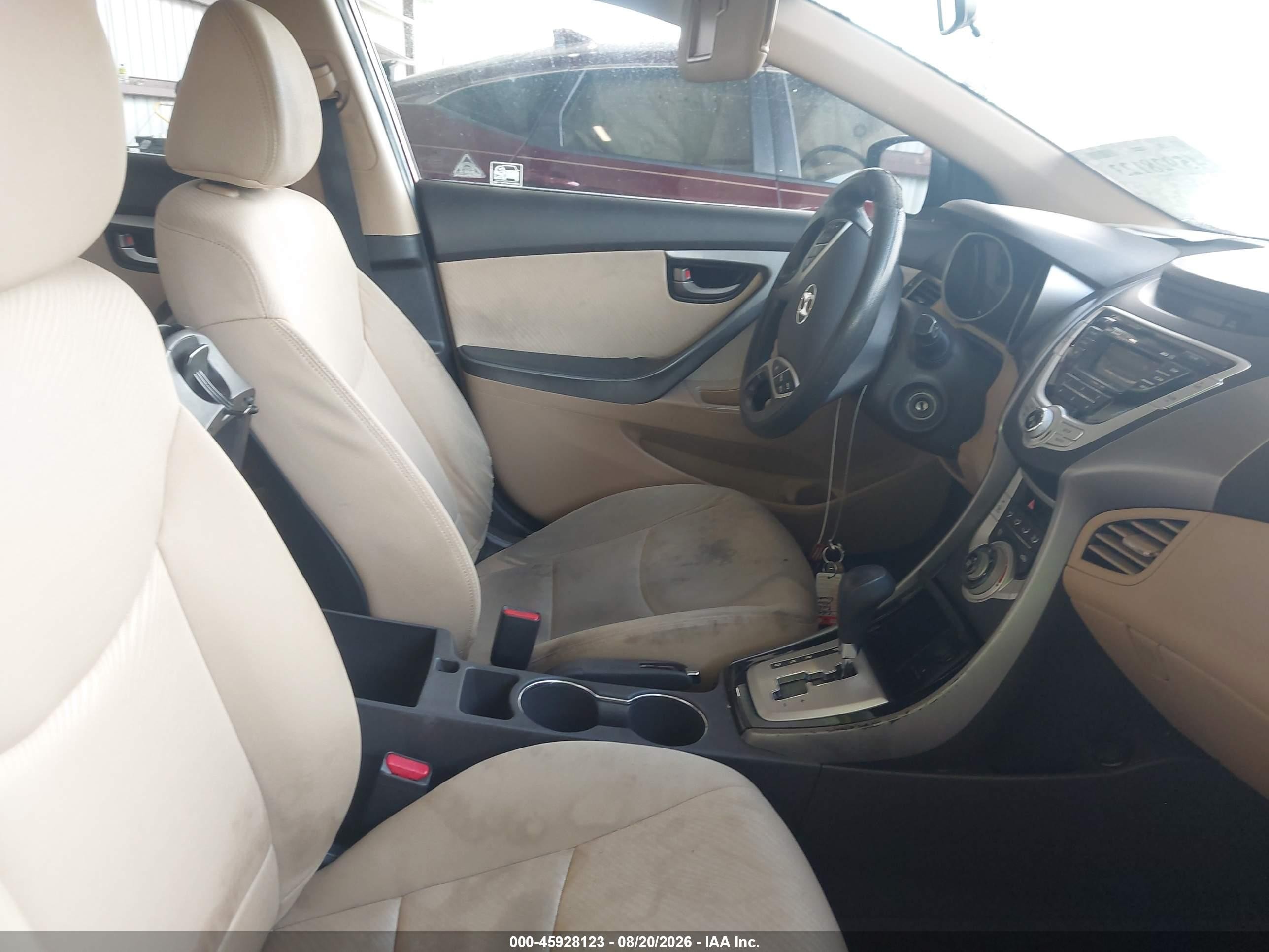 2012 Hyundai Elantra Gls (ulsan Plant) Red vin: KMHDH4AE7CU180291