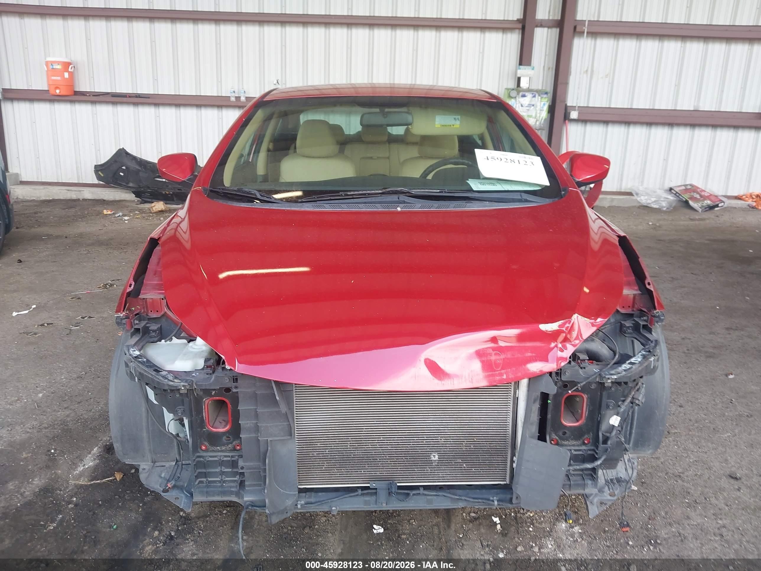 2012 Hyundai Elantra Gls (ulsan Plant) Red vin: KMHDH4AE7CU180291