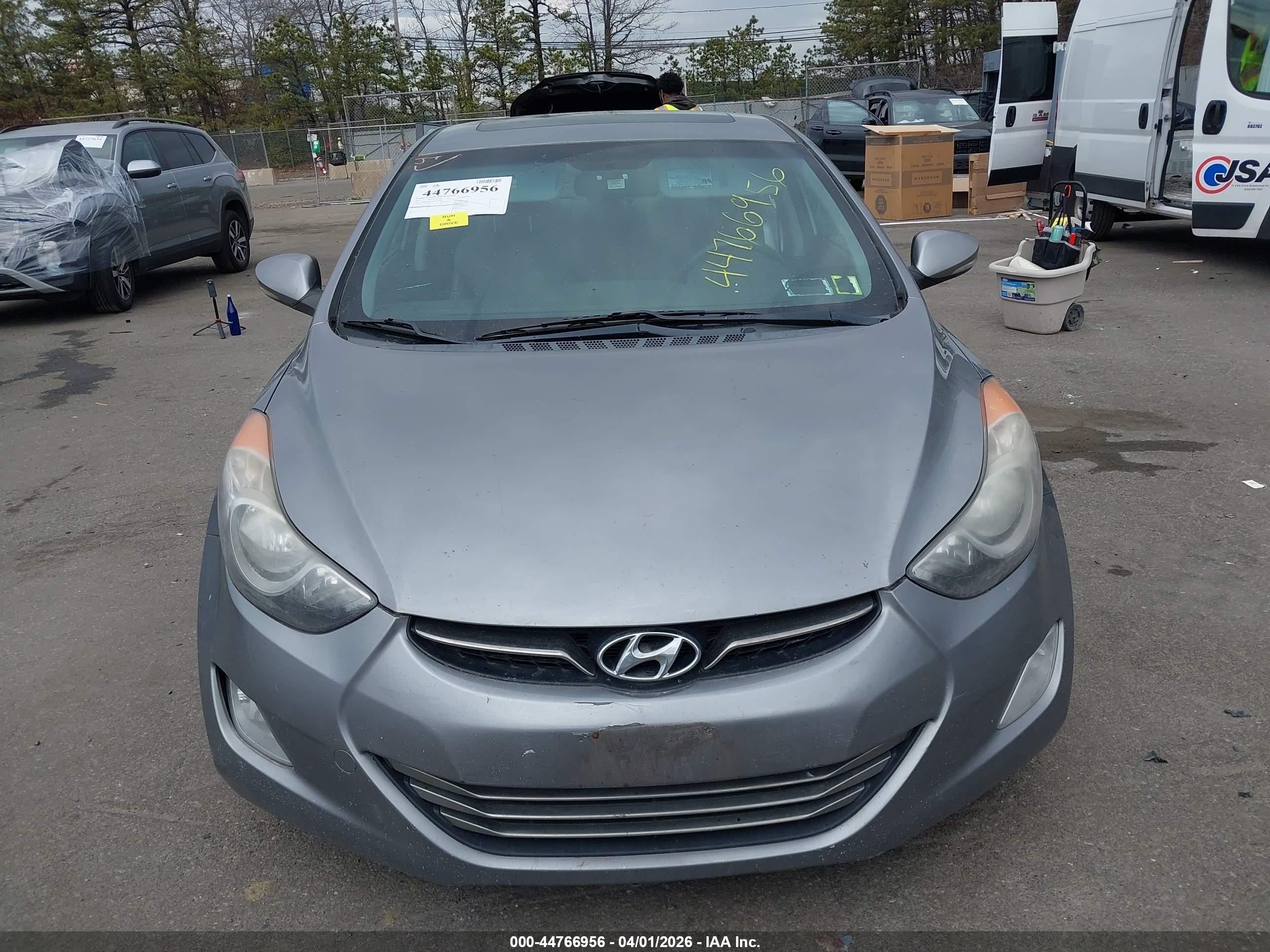 2012 Hyundai Elantra Limited (ulsan Plant) Gray vin: KMHDH4AE7CU214987