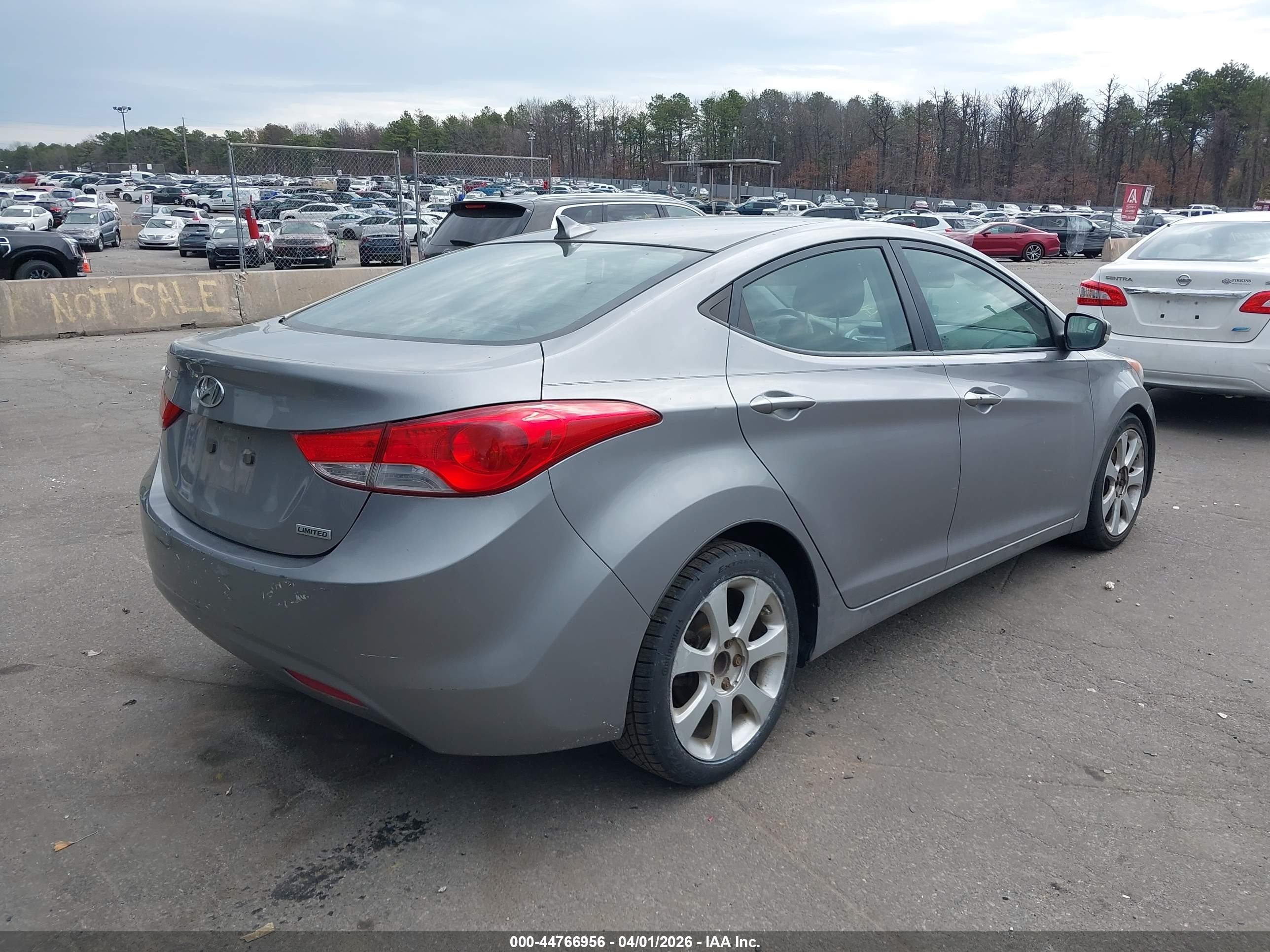 2012 Hyundai Elantra Limited (ulsan Plant) Gray vin: KMHDH4AE7CU214987