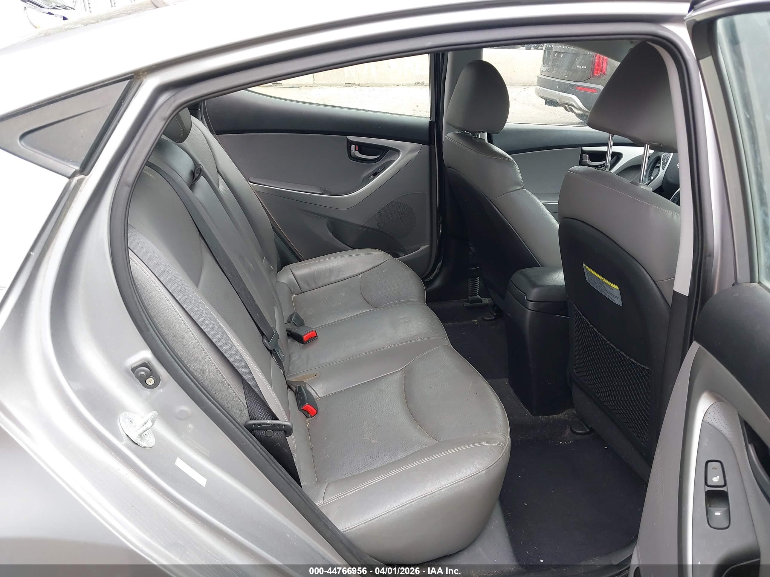 2012 Hyundai Elantra Limited (ulsan Plant) Gray vin: KMHDH4AE7CU214987
