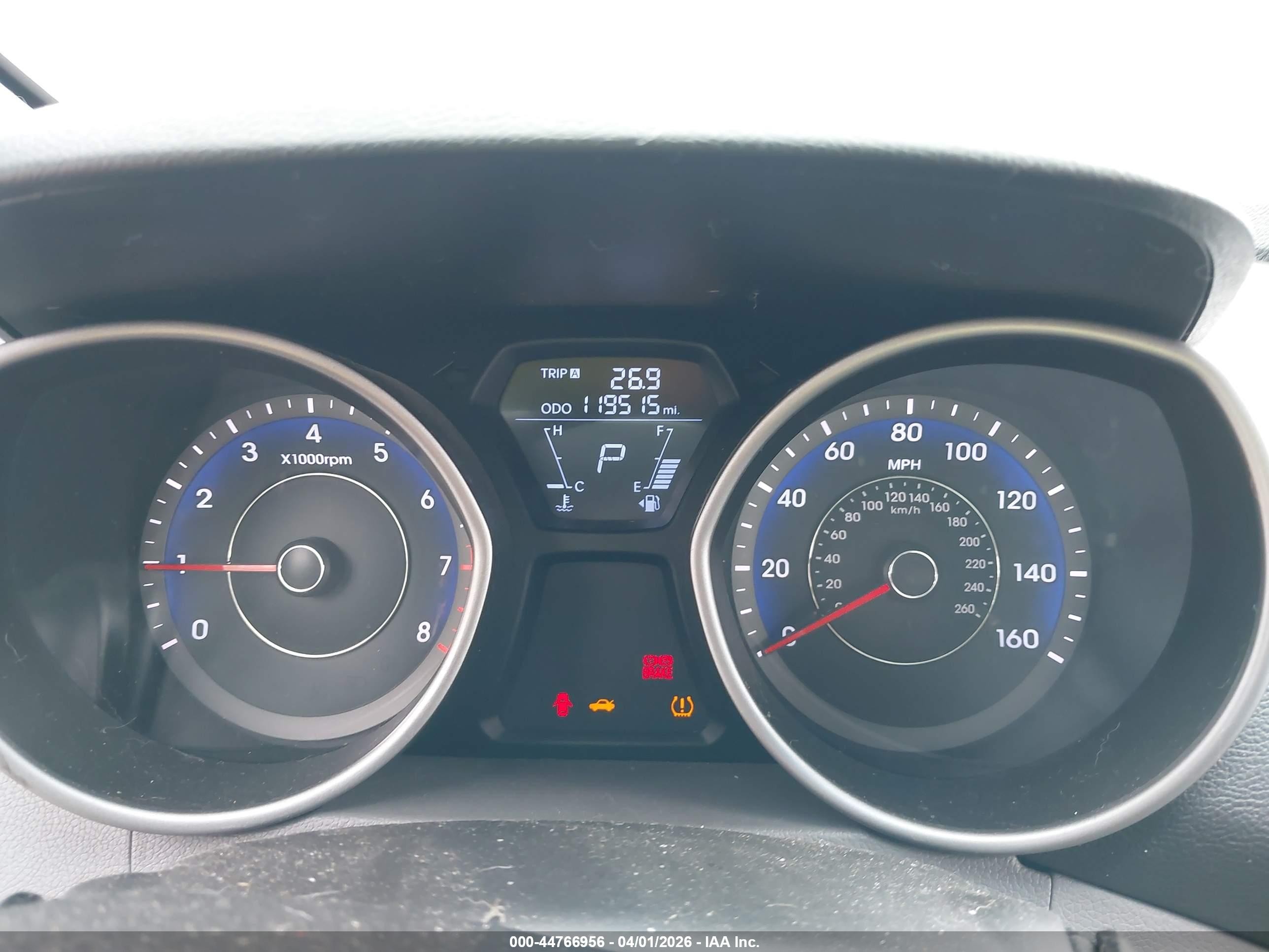 2012 Hyundai Elantra Limited (ulsan Plant) Gray vin: KMHDH4AE7CU214987