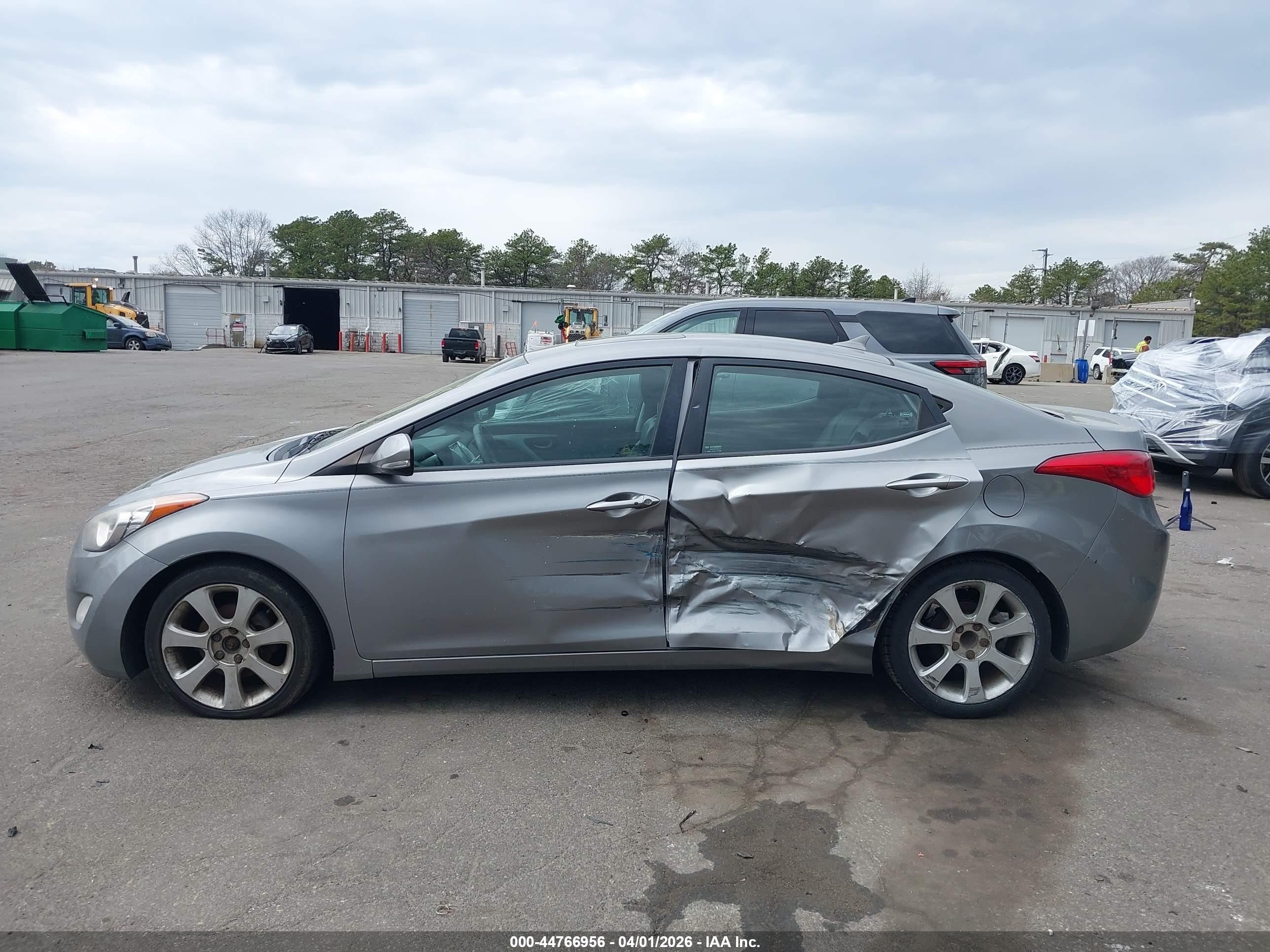 2012 Hyundai Elantra Limited (ulsan Plant) Gray vin: KMHDH4AE7CU214987