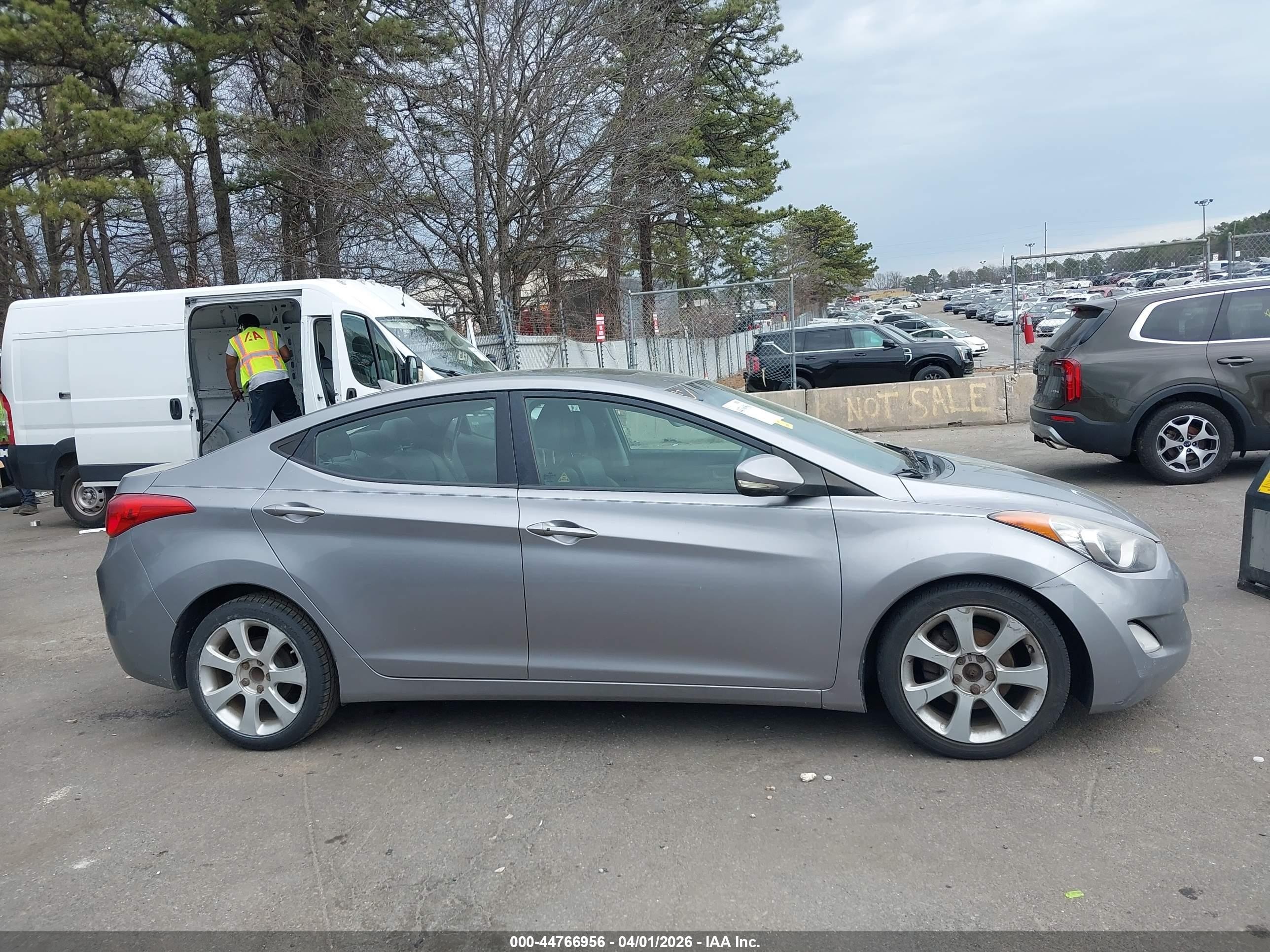 2012 Hyundai Elantra Limited (ulsan Plant) Gray vin: KMHDH4AE7CU214987