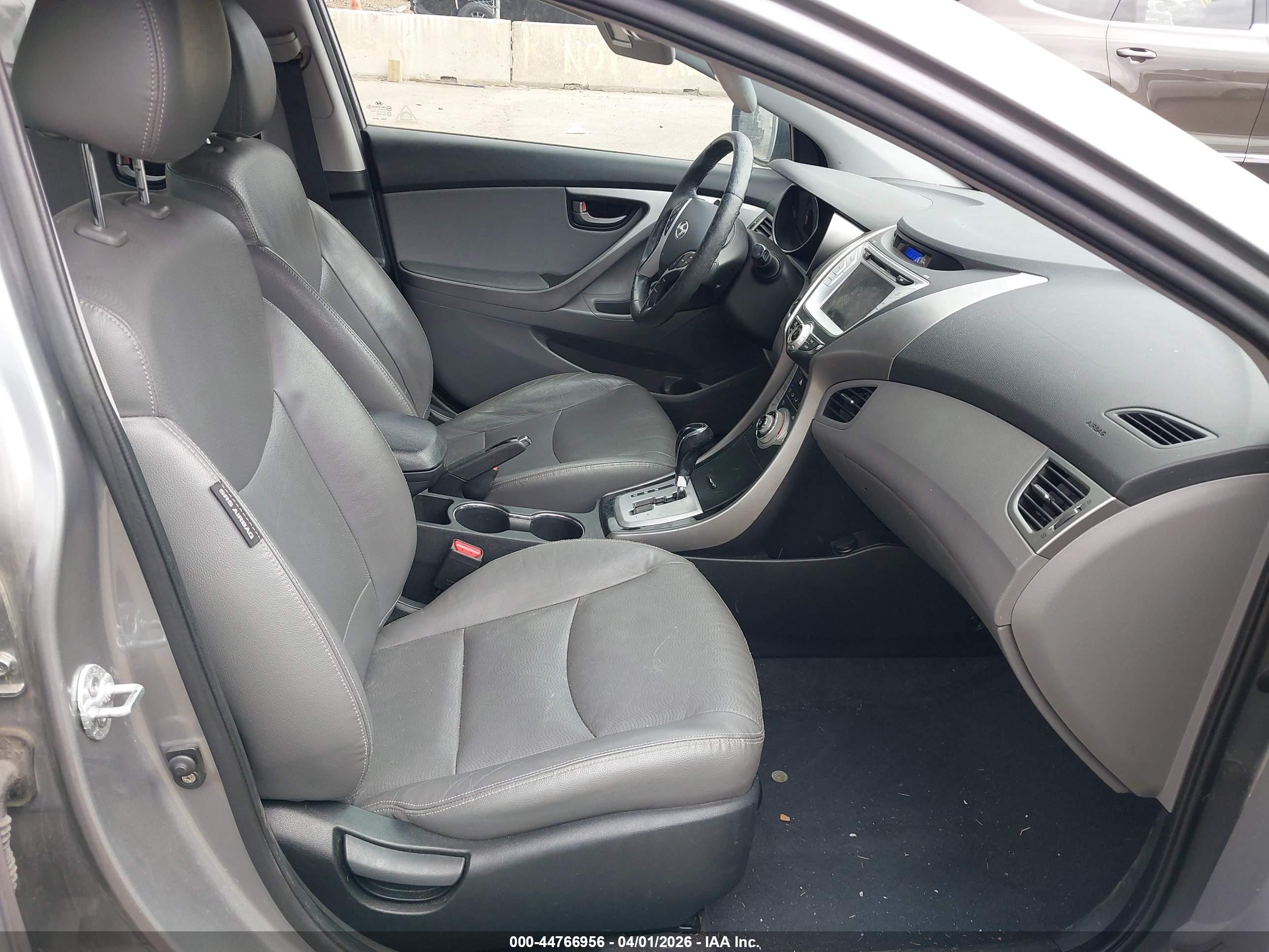2012 Hyundai Elantra Limited (ulsan Plant) Gray vin: KMHDH4AE7CU214987