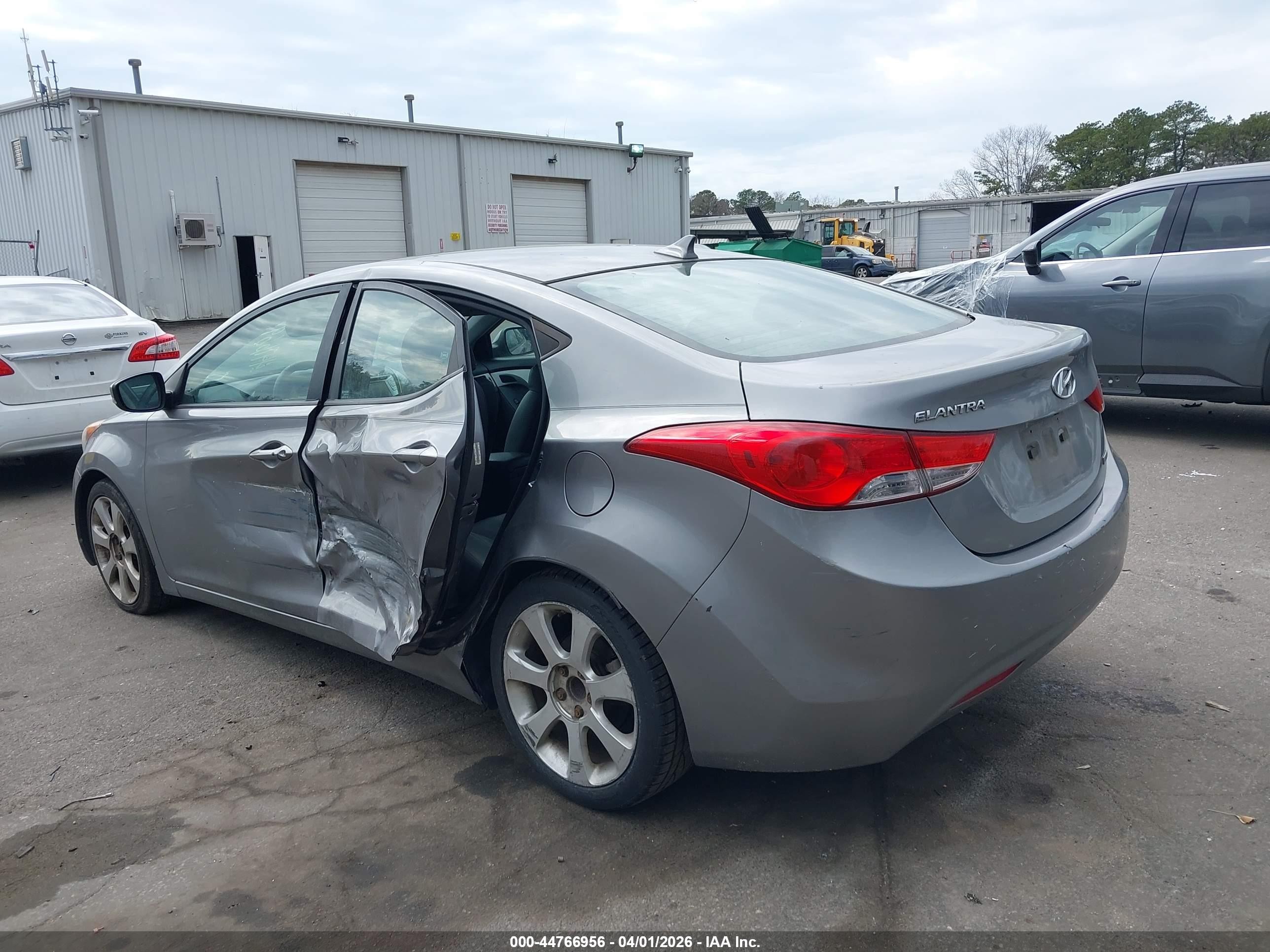 2012 Hyundai Elantra Limited (ulsan Plant) Gray vin: KMHDH4AE7CU214987