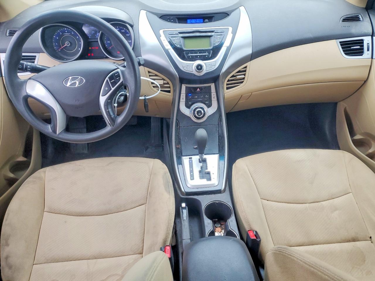 2012 Hyundai Elantra Gls Blue vin: KMHDH4AE7CU237816