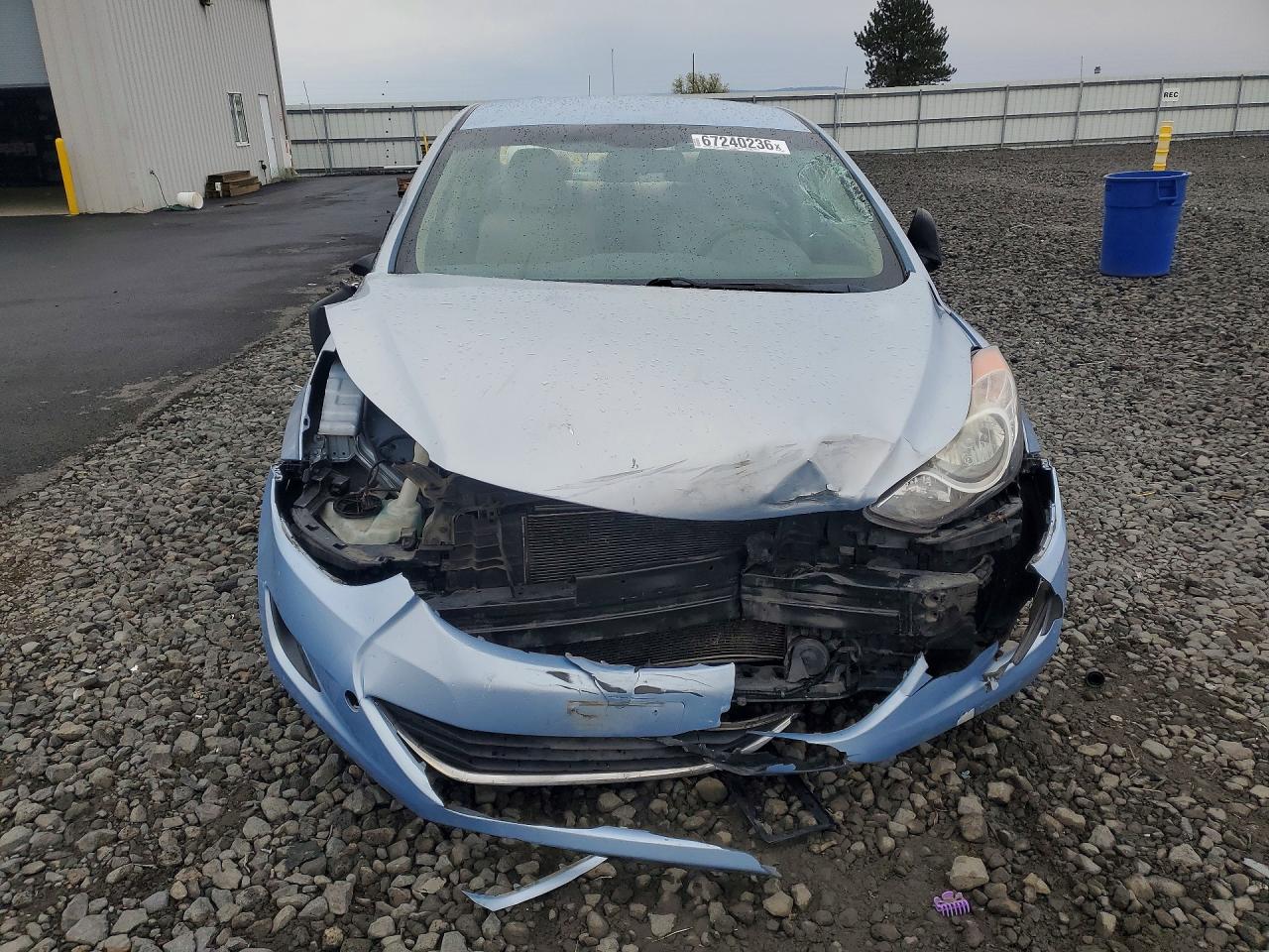 2012 Hyundai Elantra Gls Blue vin: KMHDH4AE7CU237816
