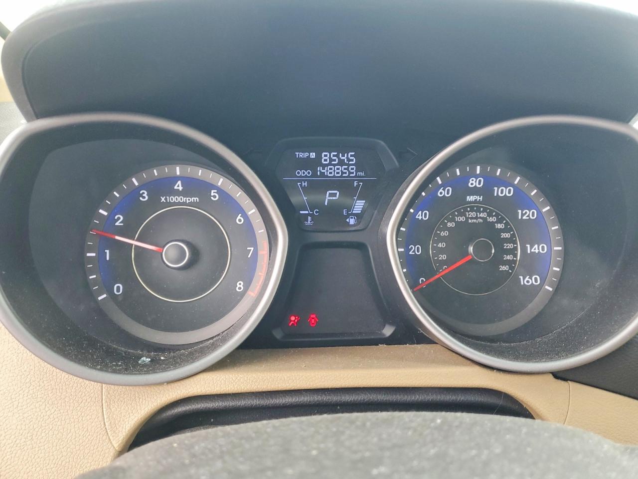 2012 Hyundai Elantra Gls Blue vin: KMHDH4AE7CU237816